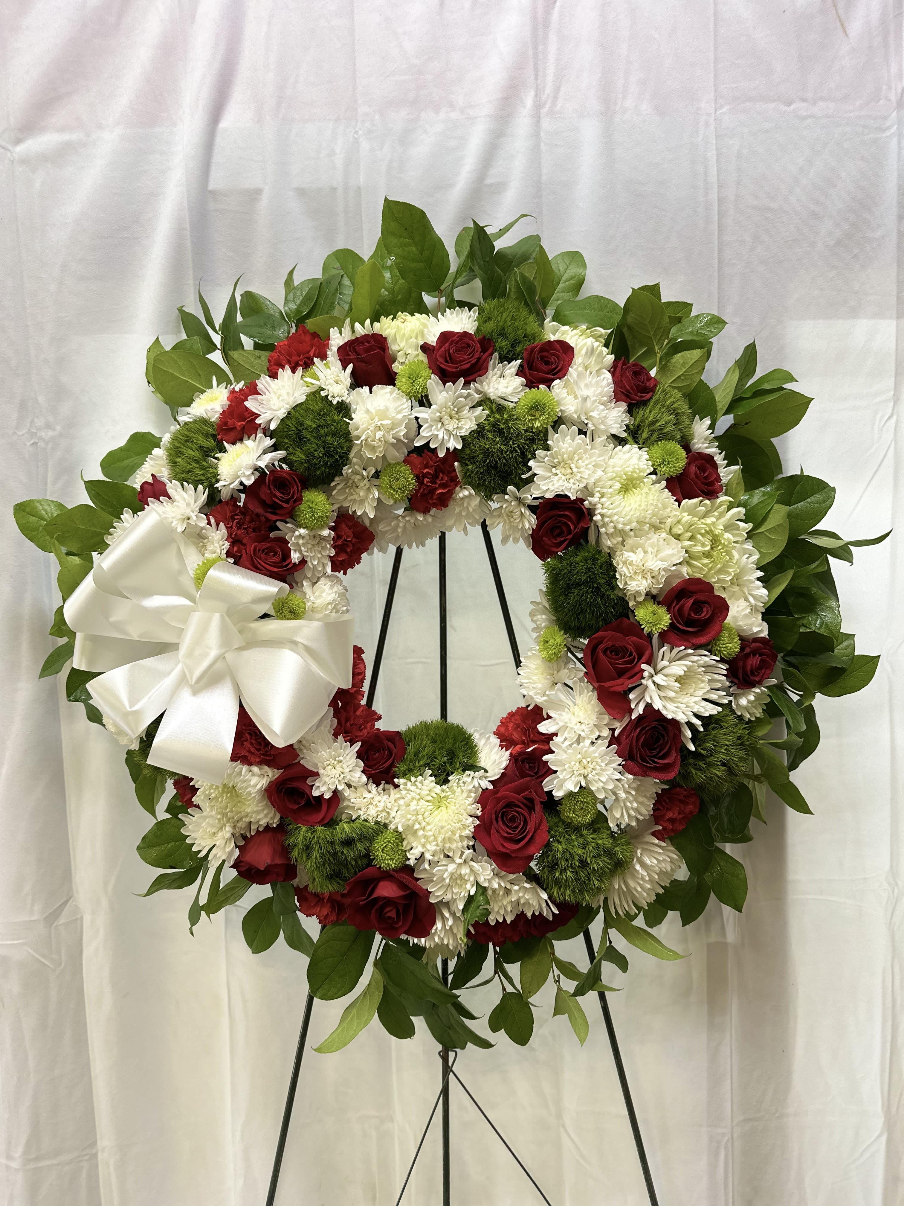 Graceful Journey  (Deluxe Shown) -  A beautiful circle of love, marking a gentle passage to eternity.  