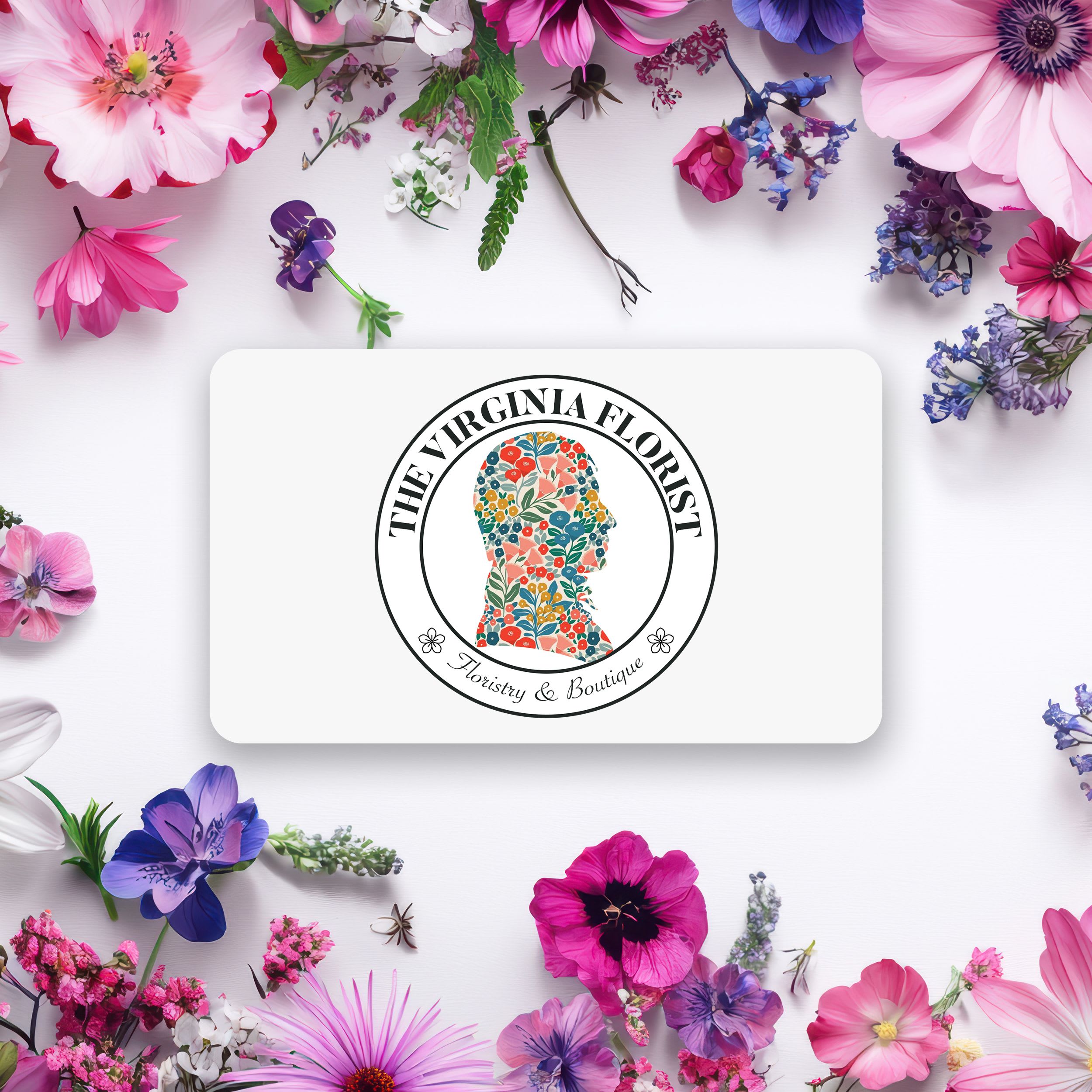 The Virginia Florist - Gift Card The Virginia Florist - Gift Card - Surprise someone special with a gift that truly blossoms. Our Virginia Florist Digital Gift Card is the perfect gift for any occasion or just when you want to say ‘I’m thinking of you.’ Redeemable online or in-store, and a personalized note included, it’s the easy, elegant way to spread floral joy all year round.