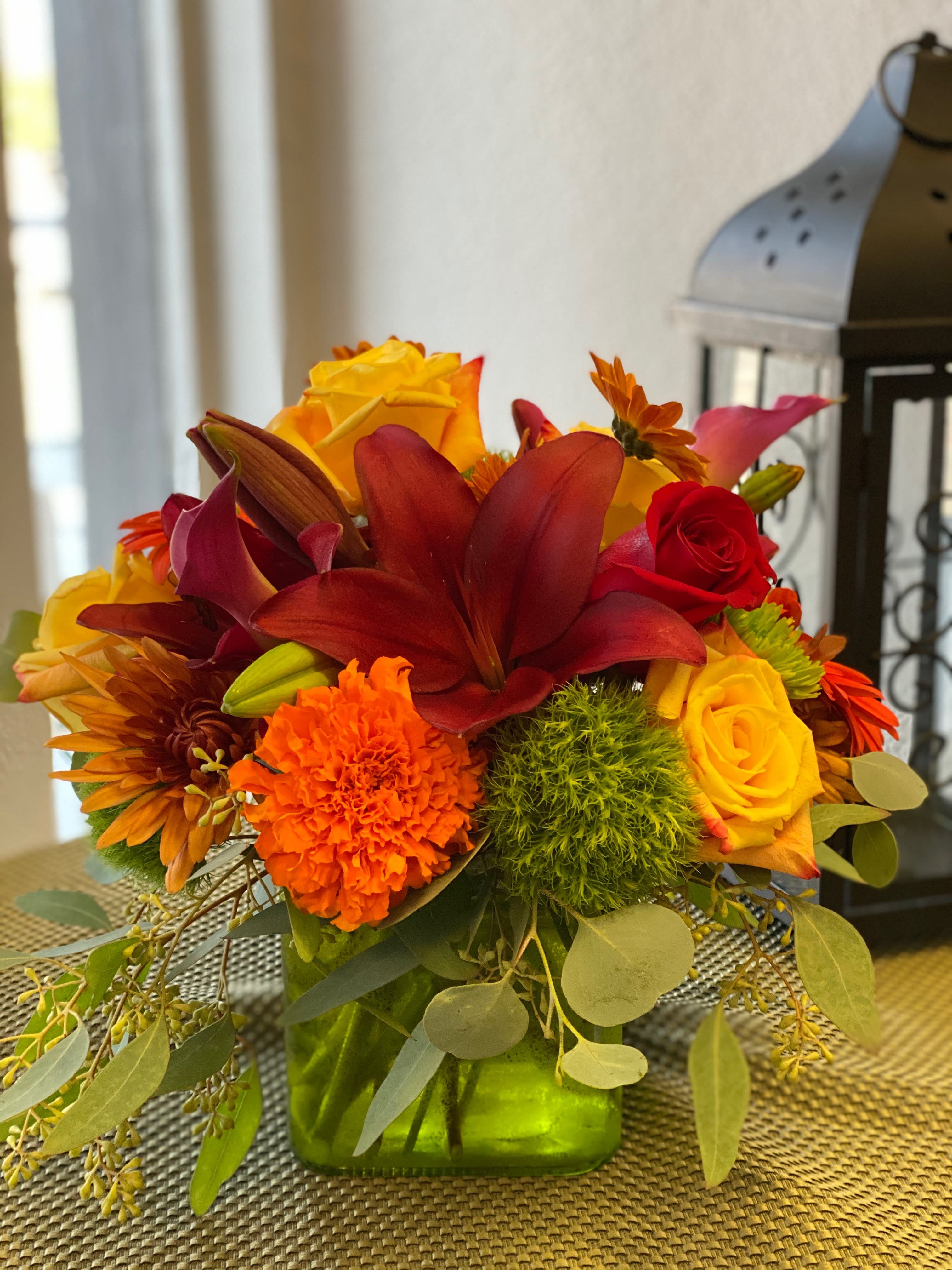 Autumn Wishes - Mixture of Fall colored flowers 