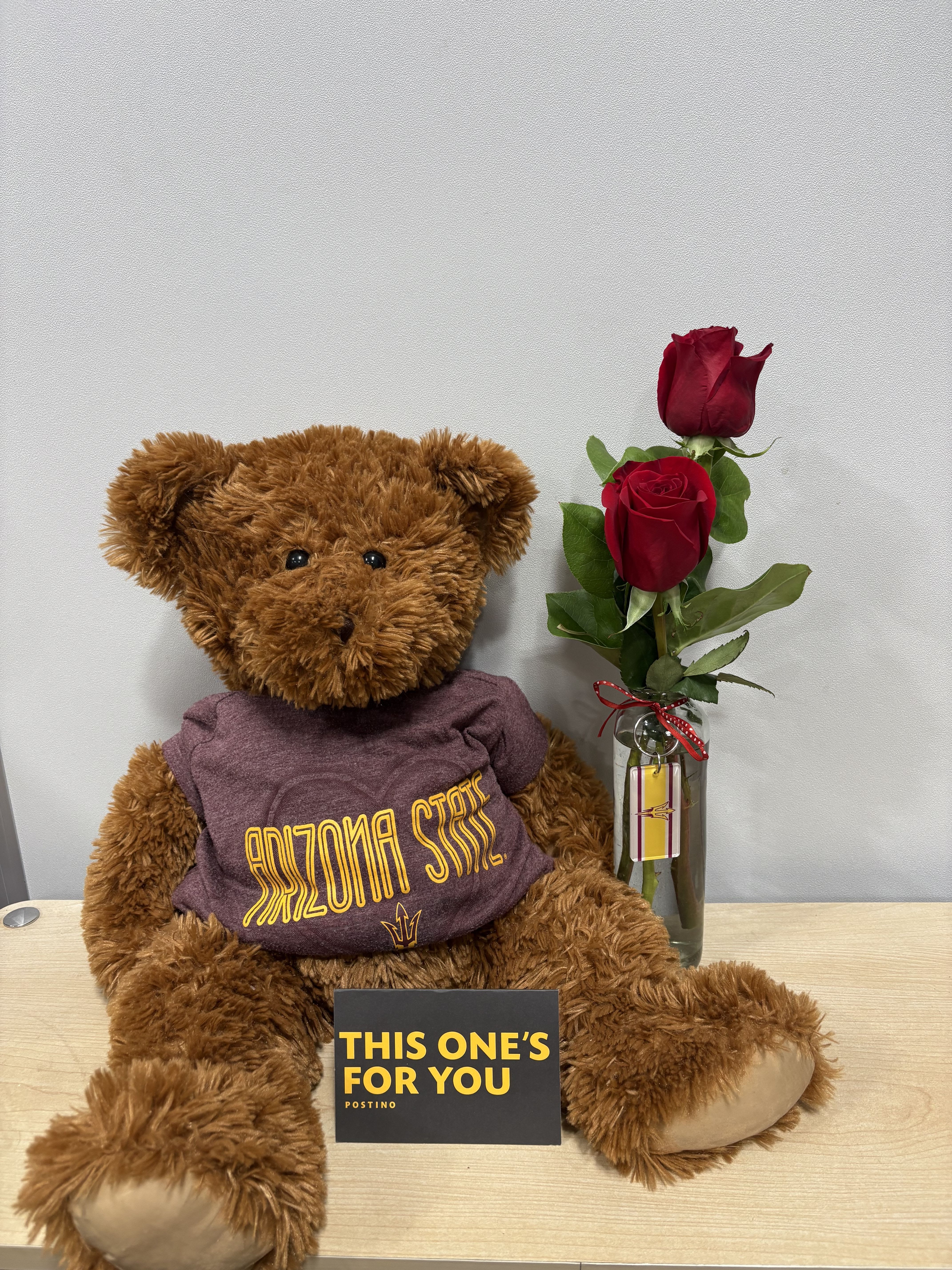 ASU Bear &amp; Postino’s Trio - As shown w$20 Gift card included 