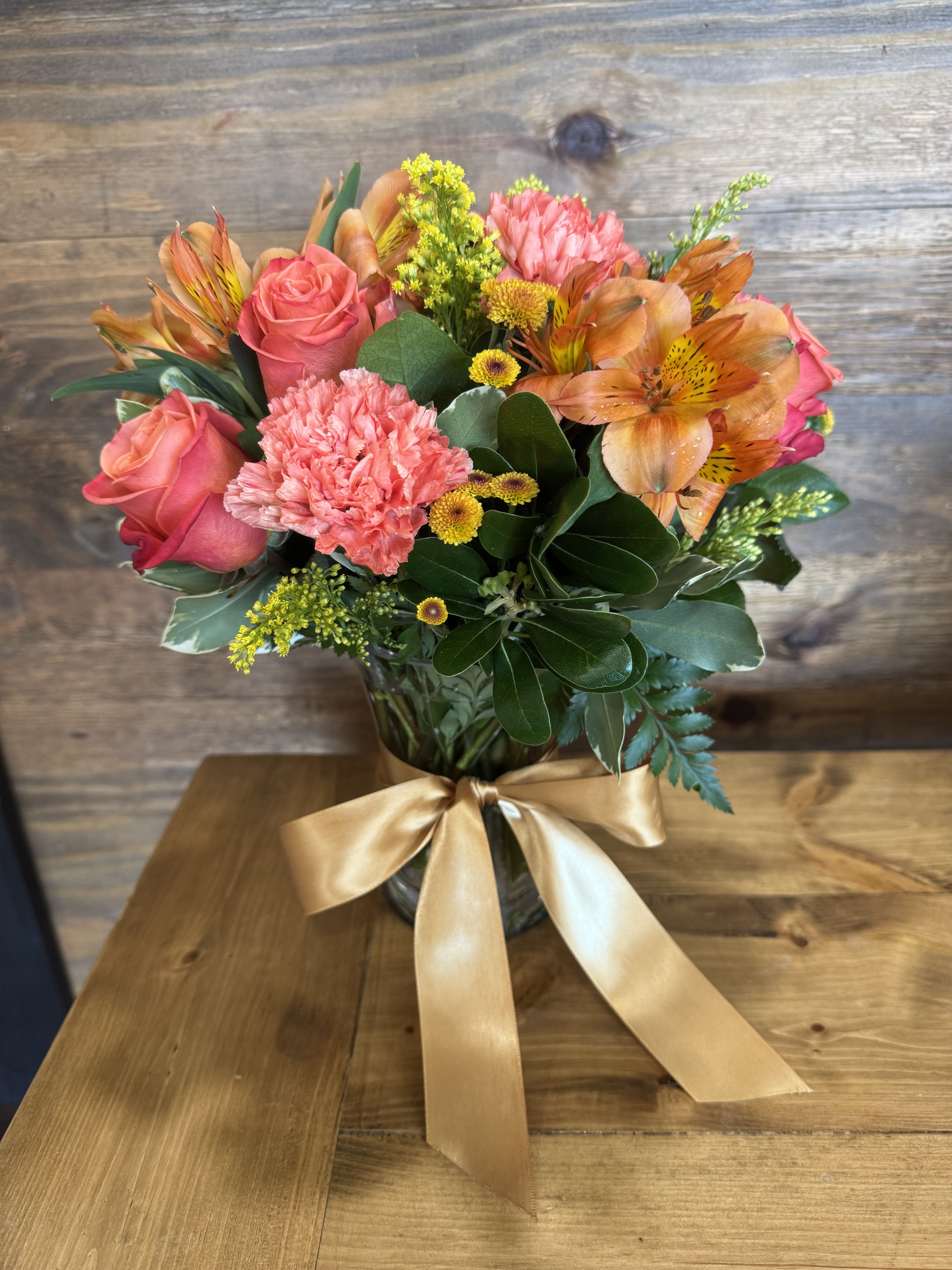 Orange Sunset - Cheerful and beautiful bouquet to make anyone smile.