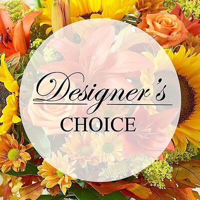 Designers choice fall Designers choice fall - Custom floral arrangements are designs based on best available seasonal flowers we have in stock today. This option allows you the best value and we guarantee the quality and design. These arrangements are not cookie cutter types of arrangements, but are stylized arrangements made with traditional flower types and colors in a complimentary vase or basket. Express yourself perfectly with a one-of-a-kind bouquet, personally selected and crafted by our expert florists! Each unique arrangement is hand crafted using the freshest blooms available, so you can guarantee no two bouquets will be exactly alike, because we have various sizes, there's a truly original gift to satisfy every budget.