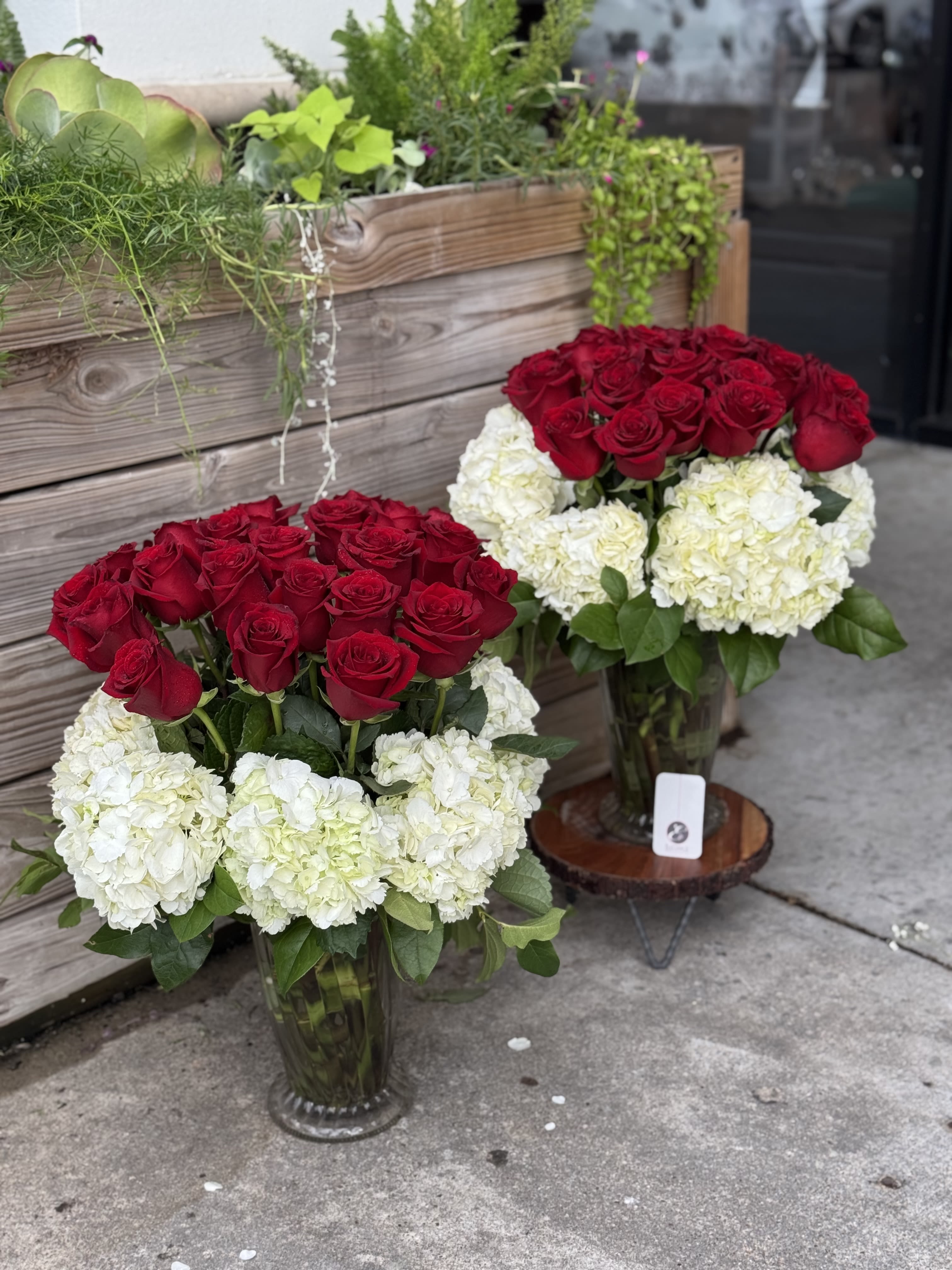 Elegant Pair #3 Elegant Pair #3 - This set includes two matching vases, perfect for displaying together. Call 281-564-2600 for more information or inquiries.