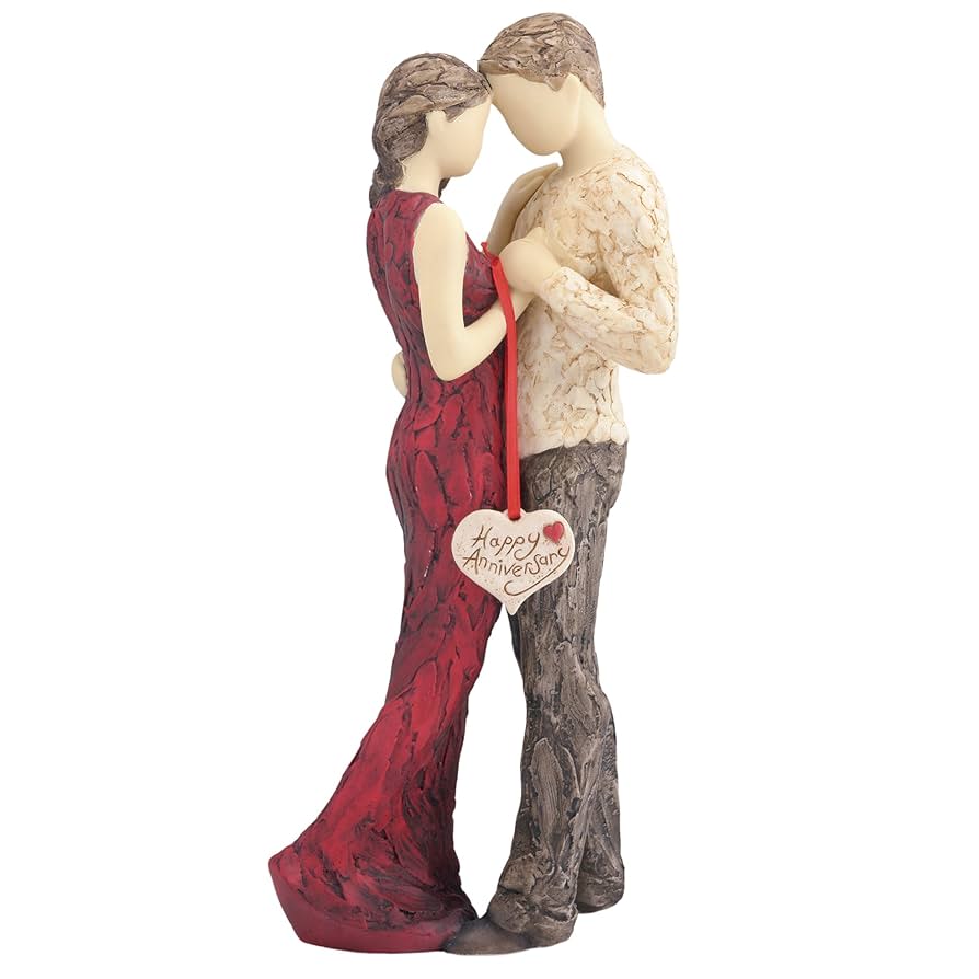 More than Words - Happy Anniversary Figure More than Words - Happy Anniversary Figure - More Than Words 11.25”H Resin/Stone Mix