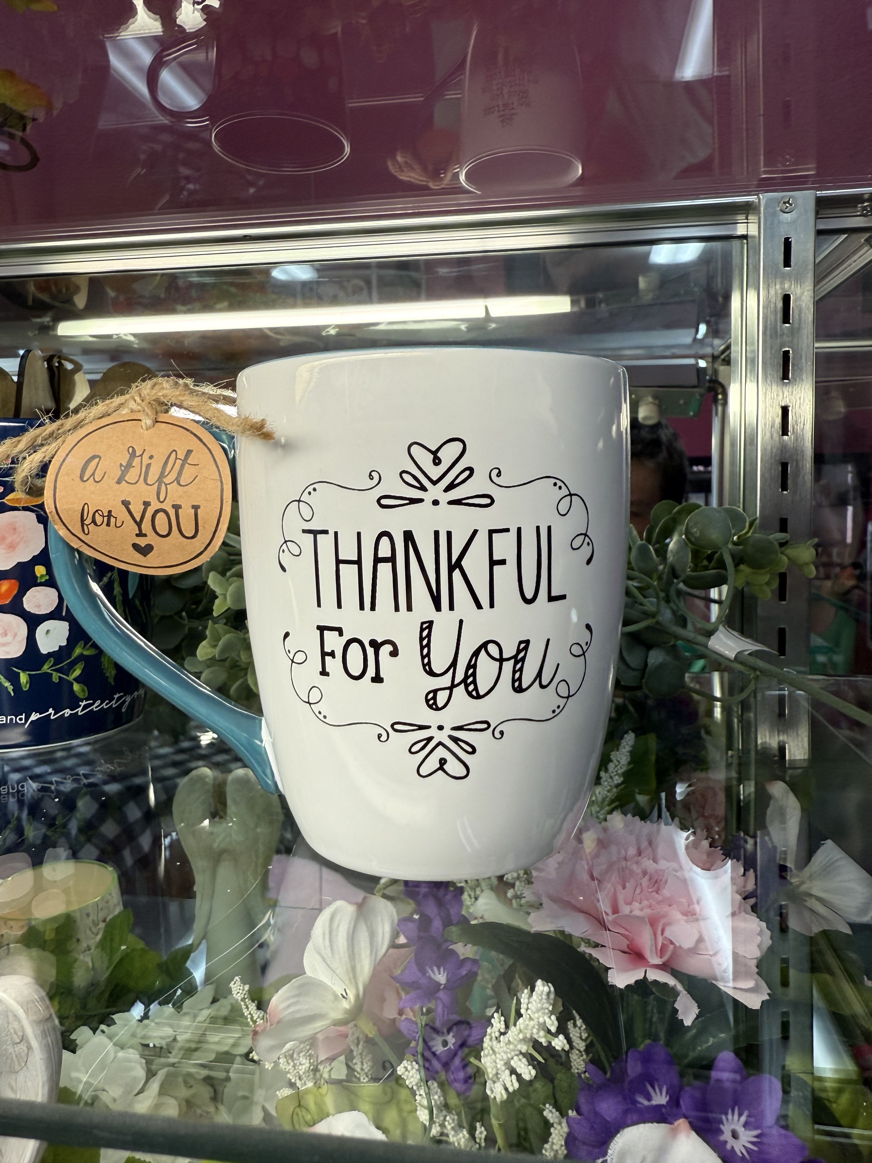 Thankful For You -- Coffee Mug - Thankful For You Coffee Mug Dishwasher &amp; Microwave Safe