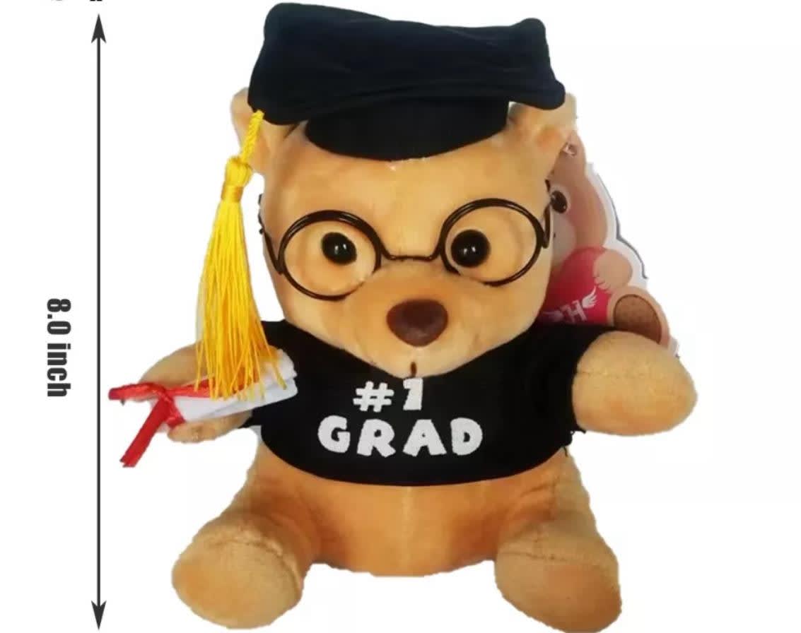 10&quot; GRADUATION TEDDY BEAR - 10&quot; GRADUATION TEDDY BEAR