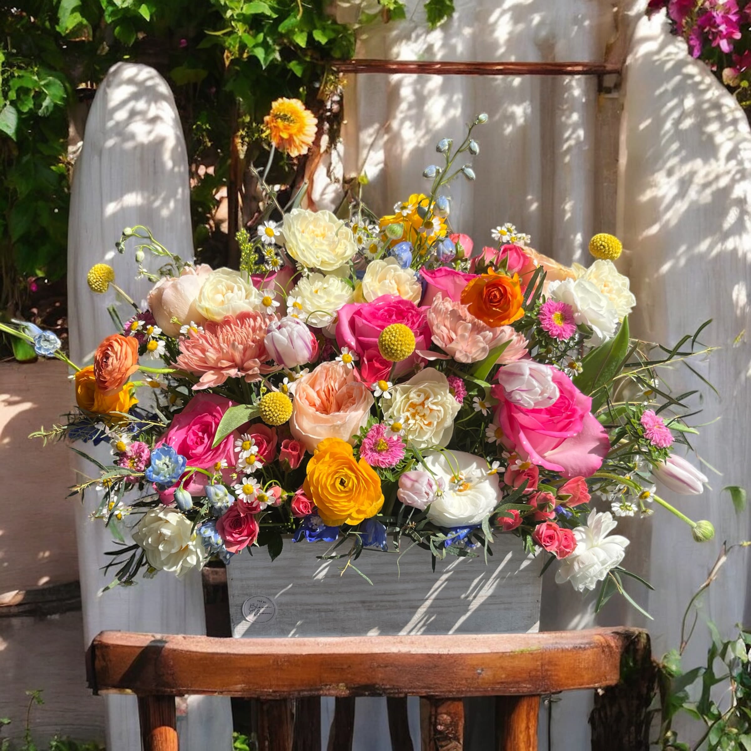 Florist Choice, Grand Adventure Florist Choice, Grand Adventure - This gorgeous, florist choice mixed arrangement using local flowers is bursting with color and texture and sure to make your loved one say "WOW"!