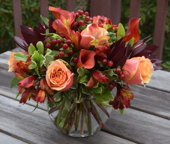 Fleurelity  - A Flirty fun fall mix of flowers 