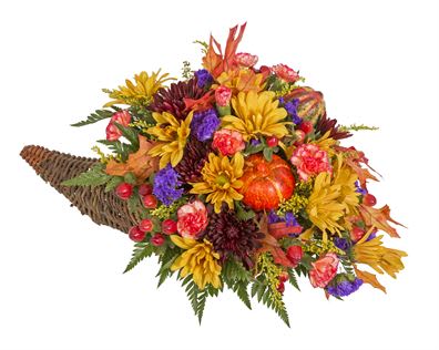 Abundance Cornucopia Abundance Cornucopia - Show them how abundantly thankful you are to have them in your life with this arrangement