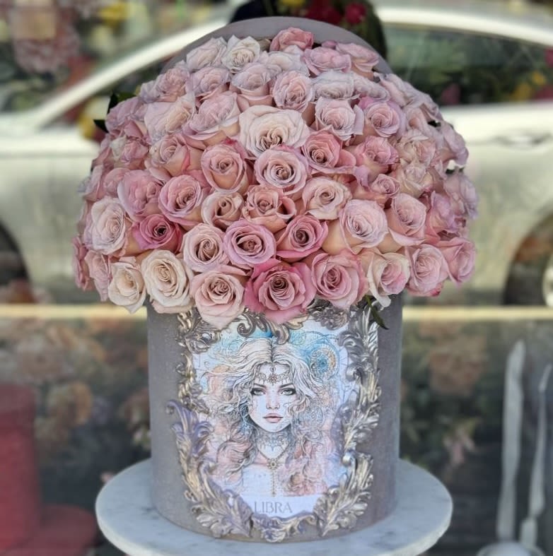 Libra Horoscope - Libra horoscope . we created this box in the month of libra for special occasions . surprise your loved one with this unusual box with flowers