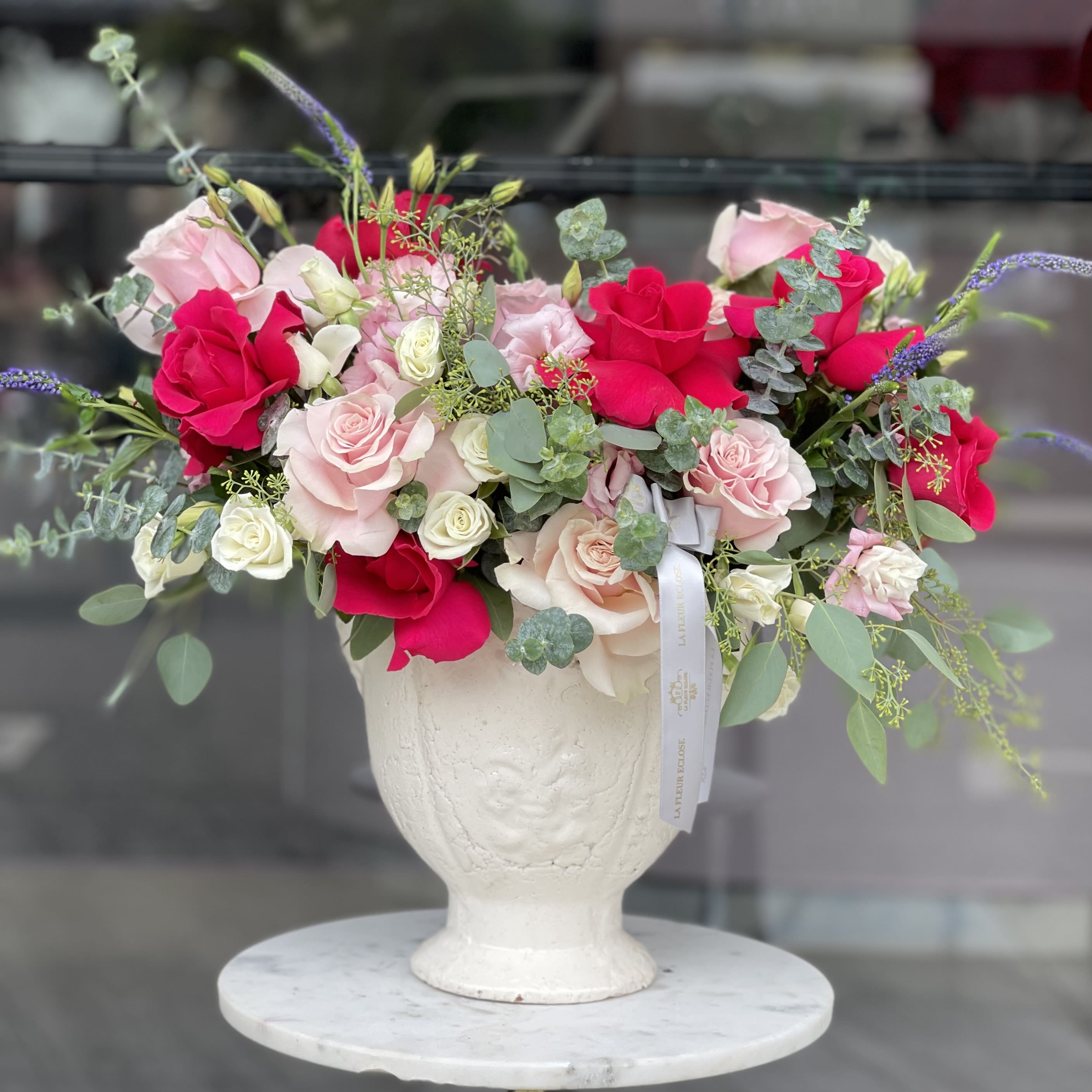 Vintage Classic - Roses in a vintage vase