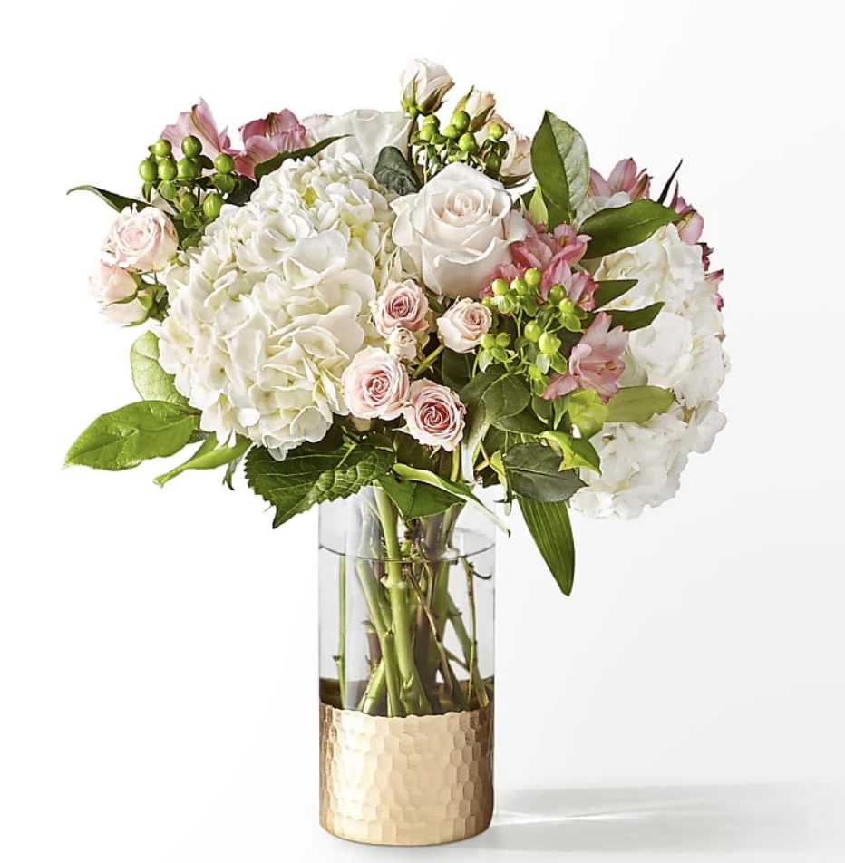 Parisian Stroll Bouquet - Capturing the essence of a cool spring day, this delicate arrangement is the perfect statement of love, appreciation or admiration.