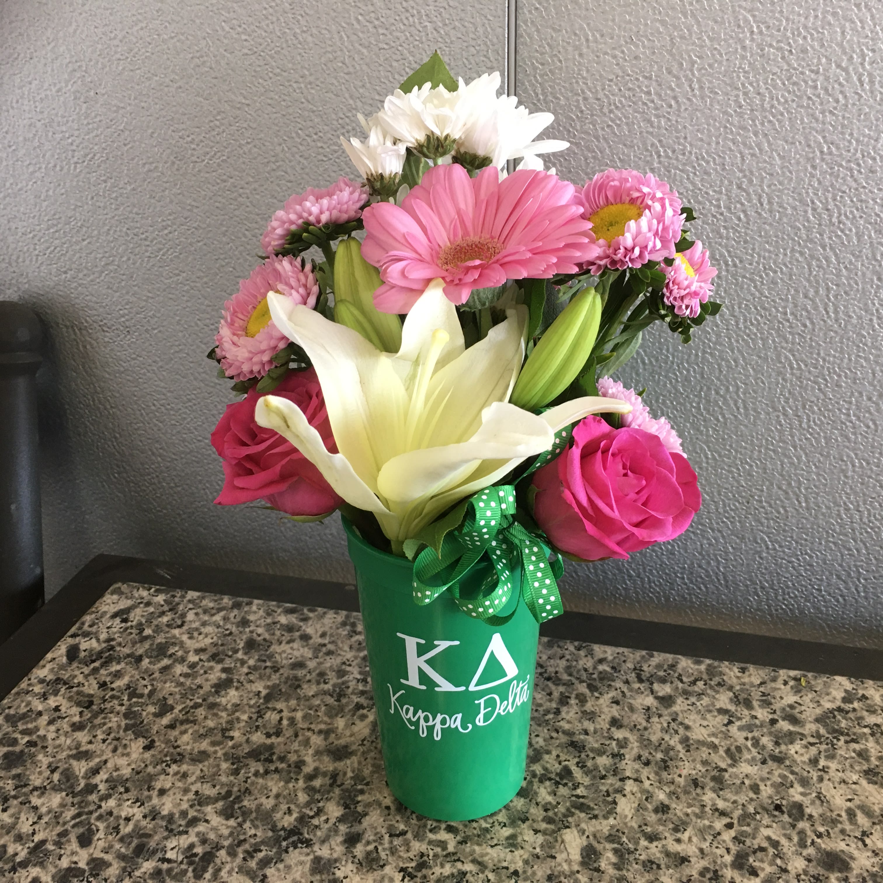 Kappa Delta Floral - As shown ~ flowers similar as possible 