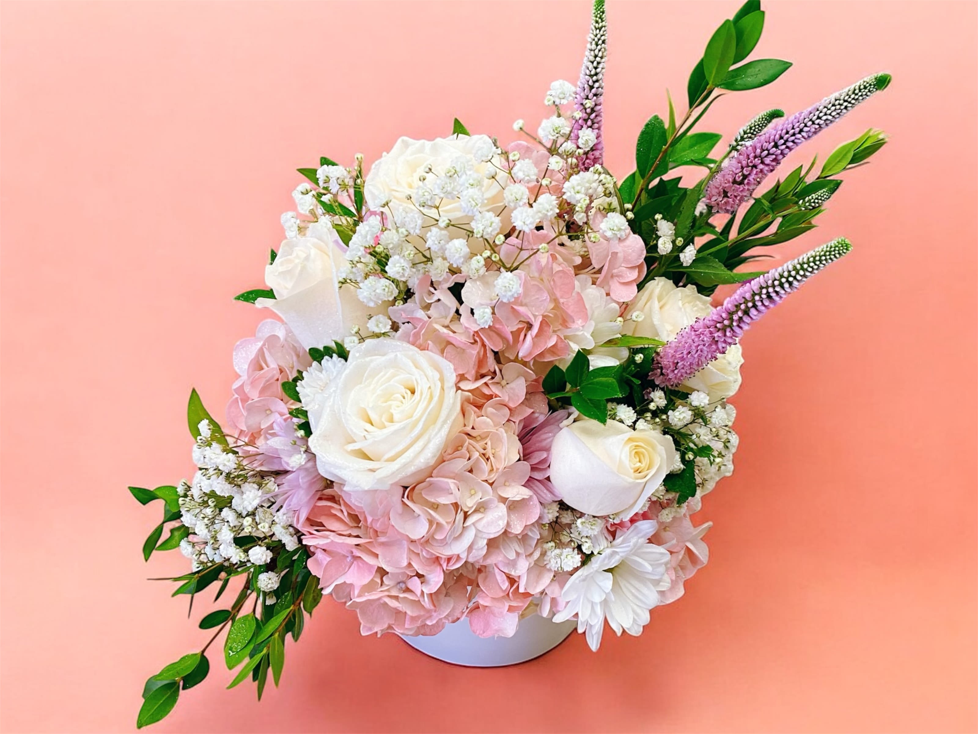Pink round centerpiece Pink round centerpiece - Pink round centerpiece