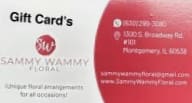 Sammy Wammy Digital Gift Card  - Digital Gift card can be used towards any purchase 