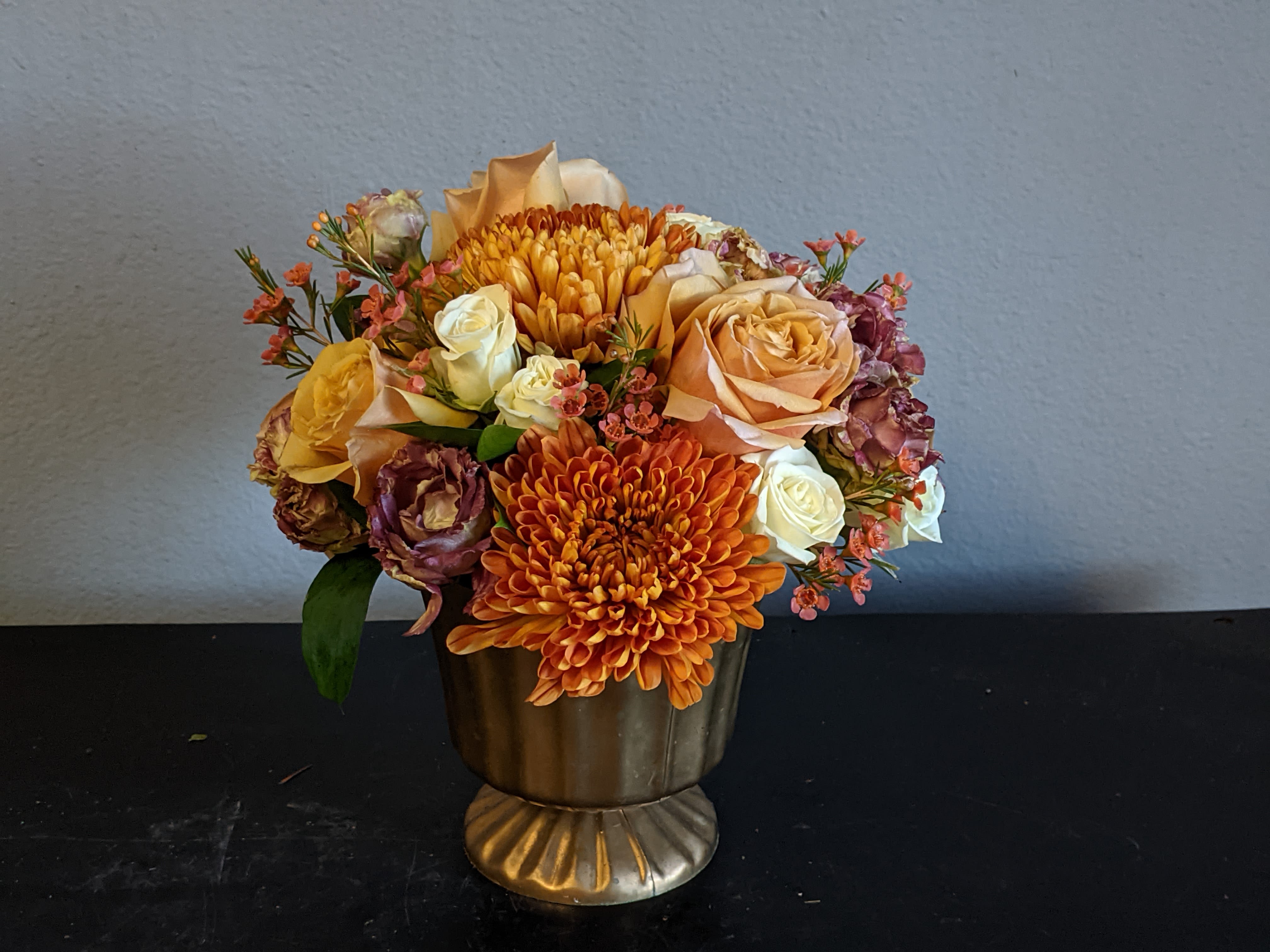 # 116 Summer Flower Arrangement  - A beautiful and unique floral arrangement with seasonal flowers and greens.