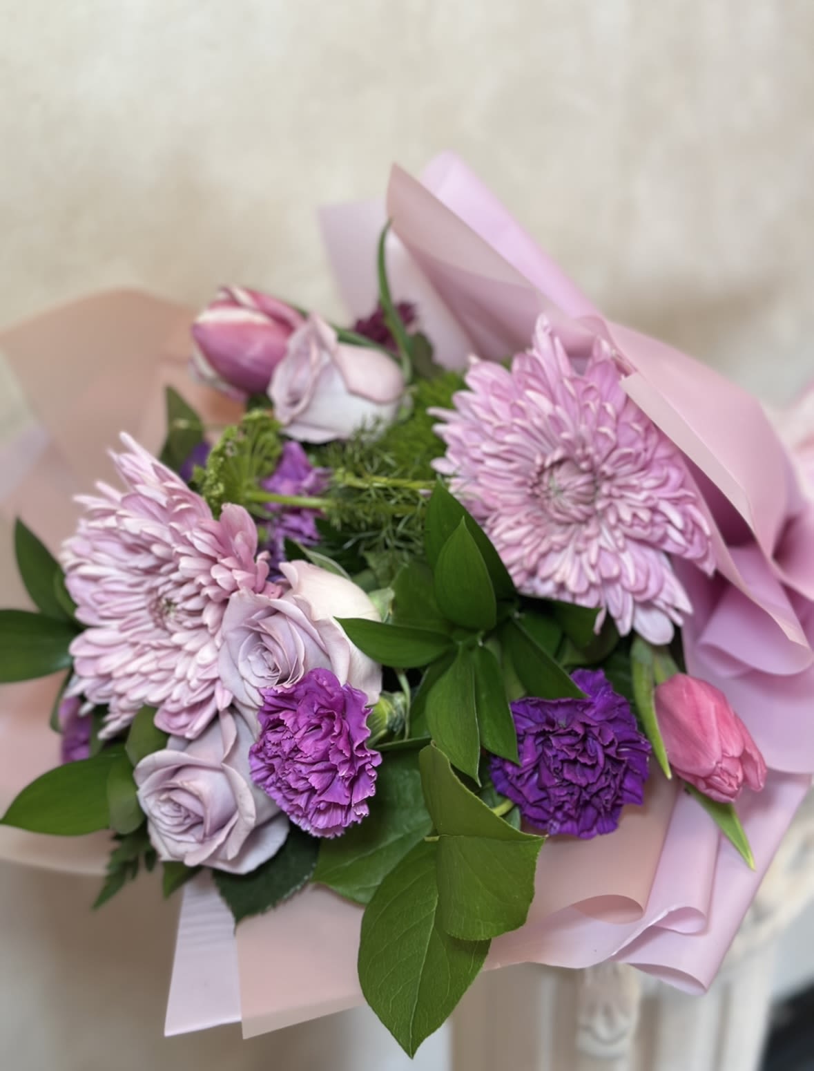 Wrapped Bouquets by Musa Bloōms Wrapped Bouquets by Musa Bloōms - Choose from our variety of Flowers to create your beautiful personalized Bouquet. We can offer you Garden Style or Ramo Buchón. If you have questions please call us & we can gladly help you!
