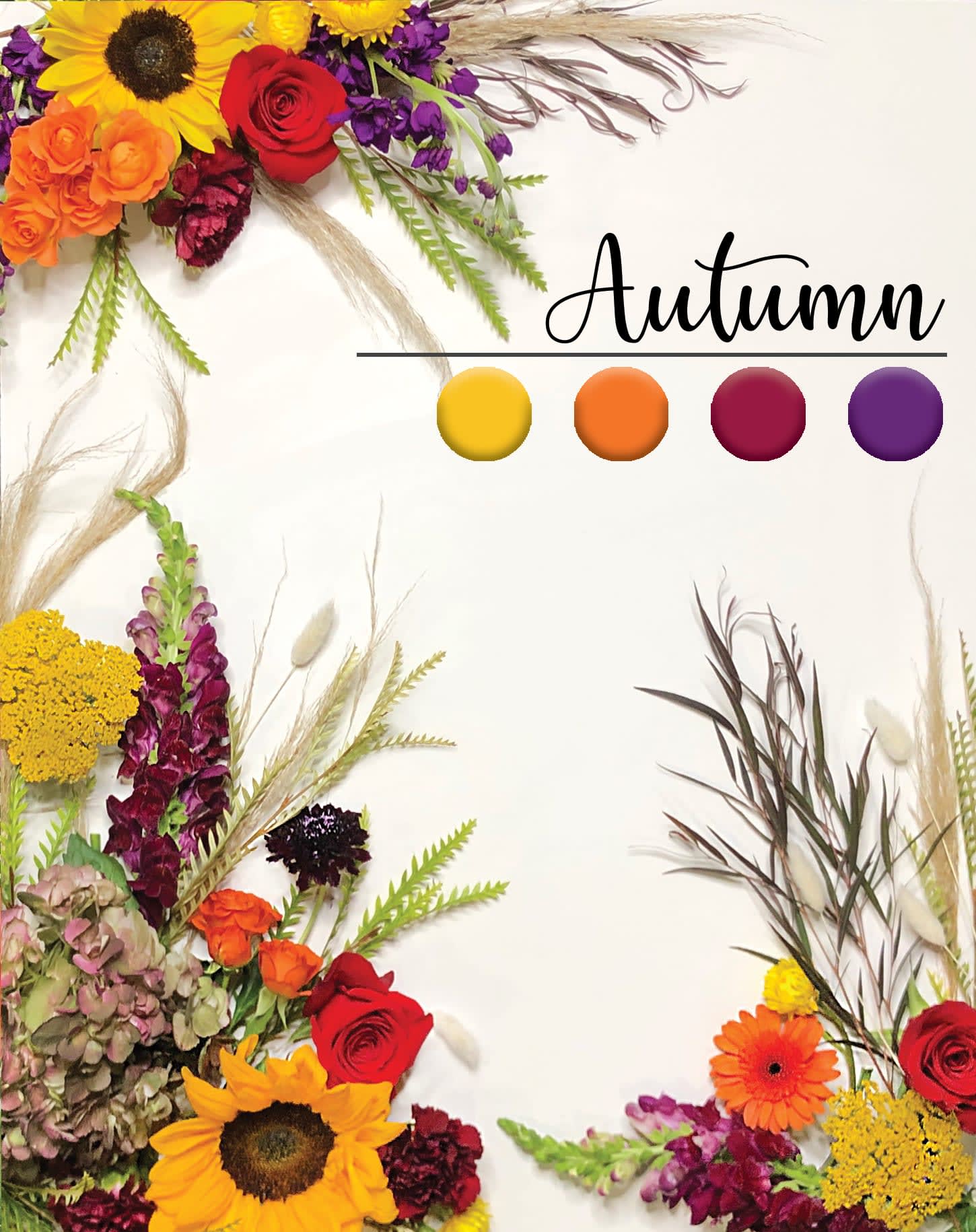 Designer's Choice- Autumn - Our talented designers will use premium flowers in an autumnal color palette to create a gorgeous modern style arrangement! 