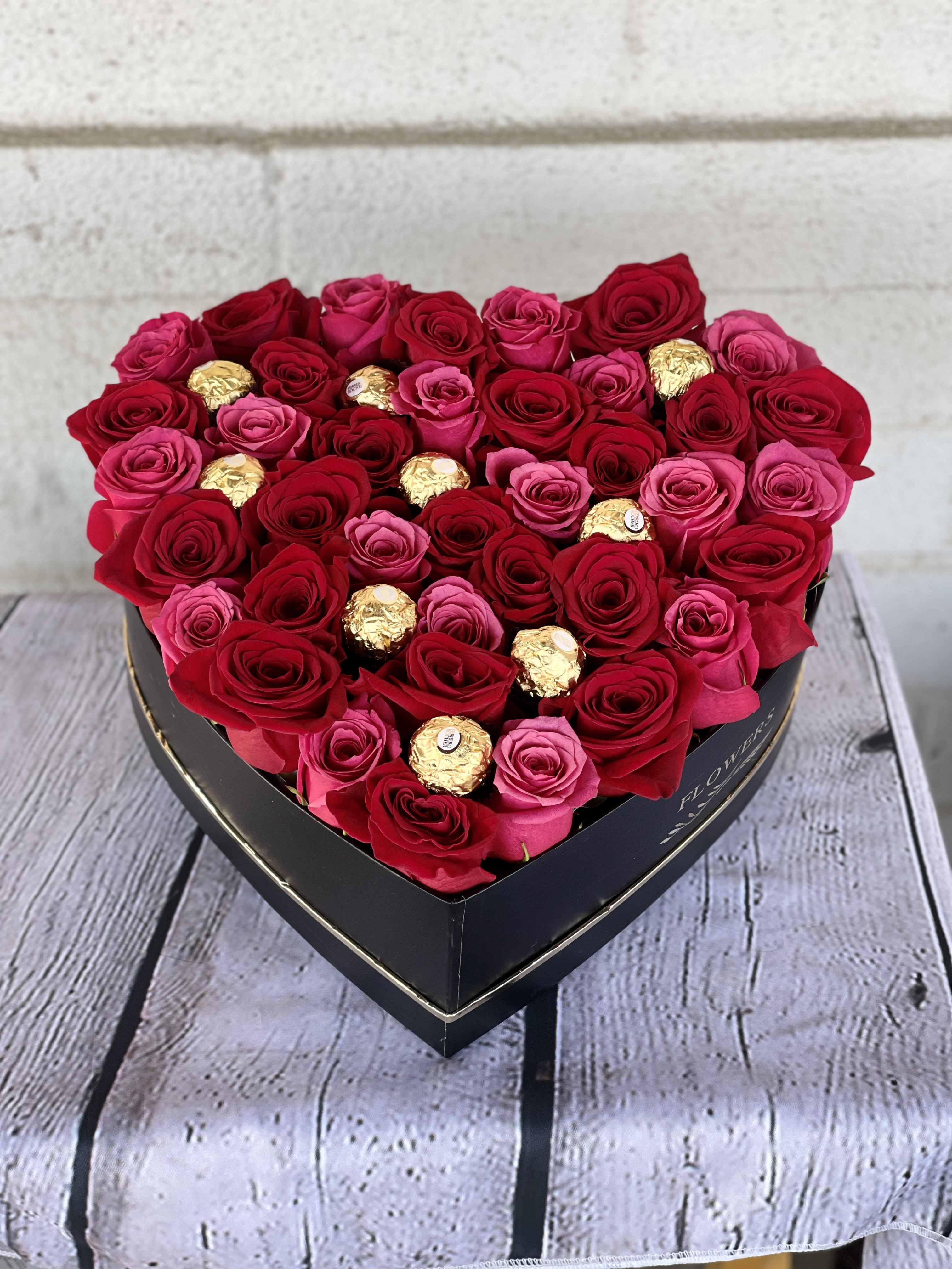 Forever in My Heart by Blooming Canyon - Sweep them off their feet with Forever in My Heart. This romantic heart-shaped box is filled with three dozen lush roses, hand-selected for their beauty and freshness. Paired with decadent chocolates, it’s the perfect way to say “I love you” today and always.