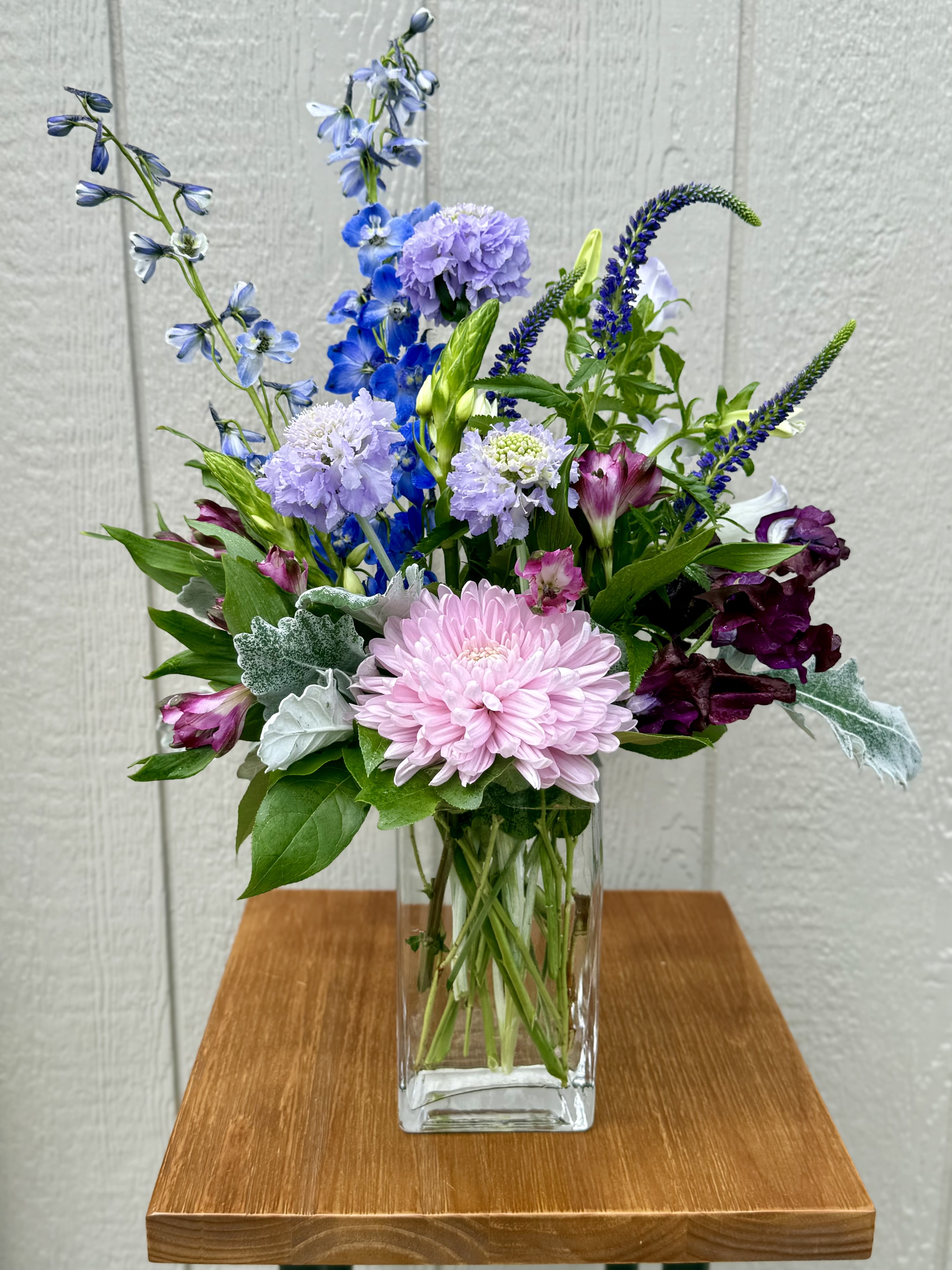 Autumn Blues Autumn Blues - A blue and purple mix of florals.