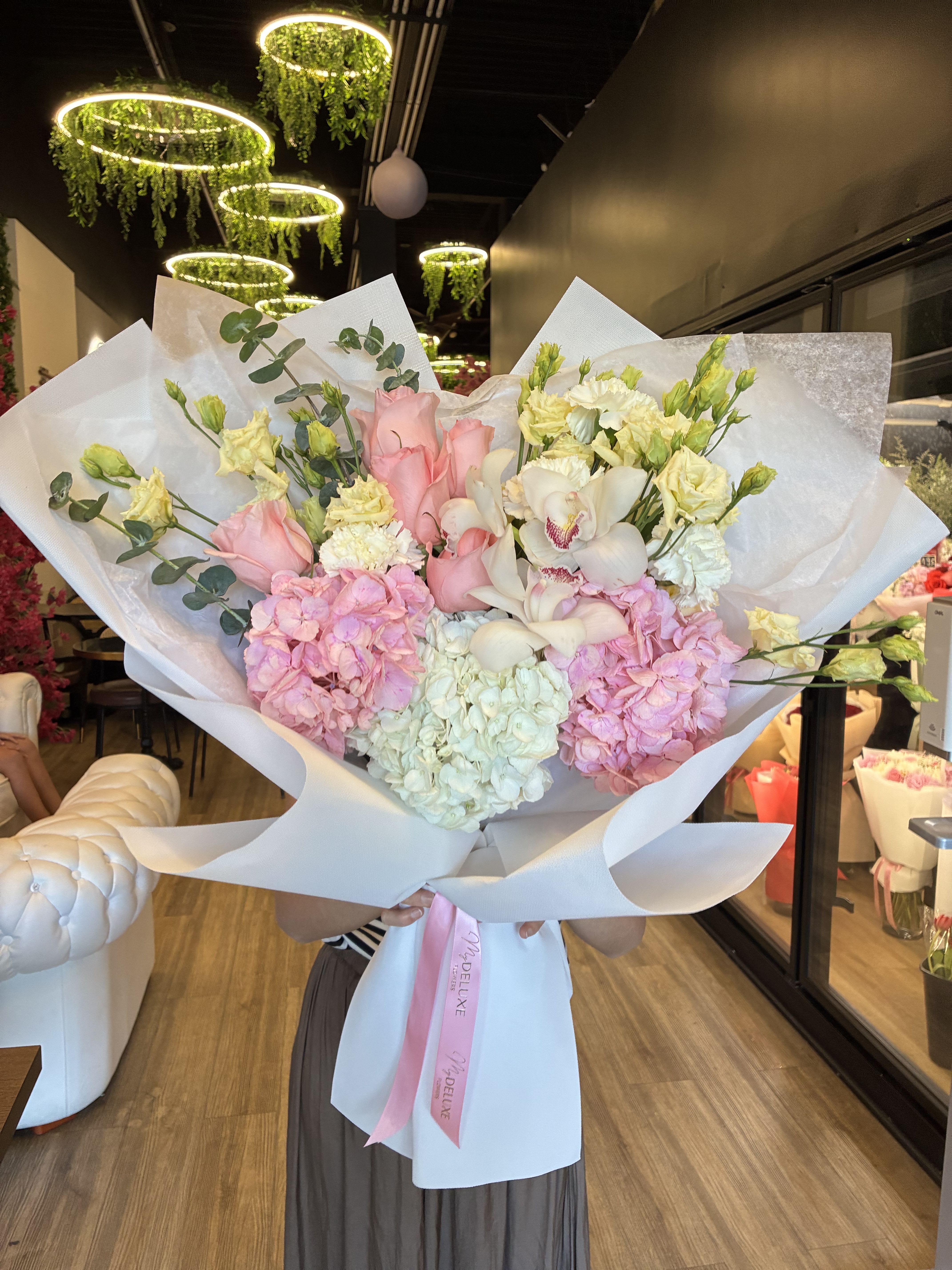 Pure Serenity - “Each arrangement is thoughtfully created with premium flowers. Some seasonal substitutions may occur, but the overall look, feel, and quality will always remain the same.”