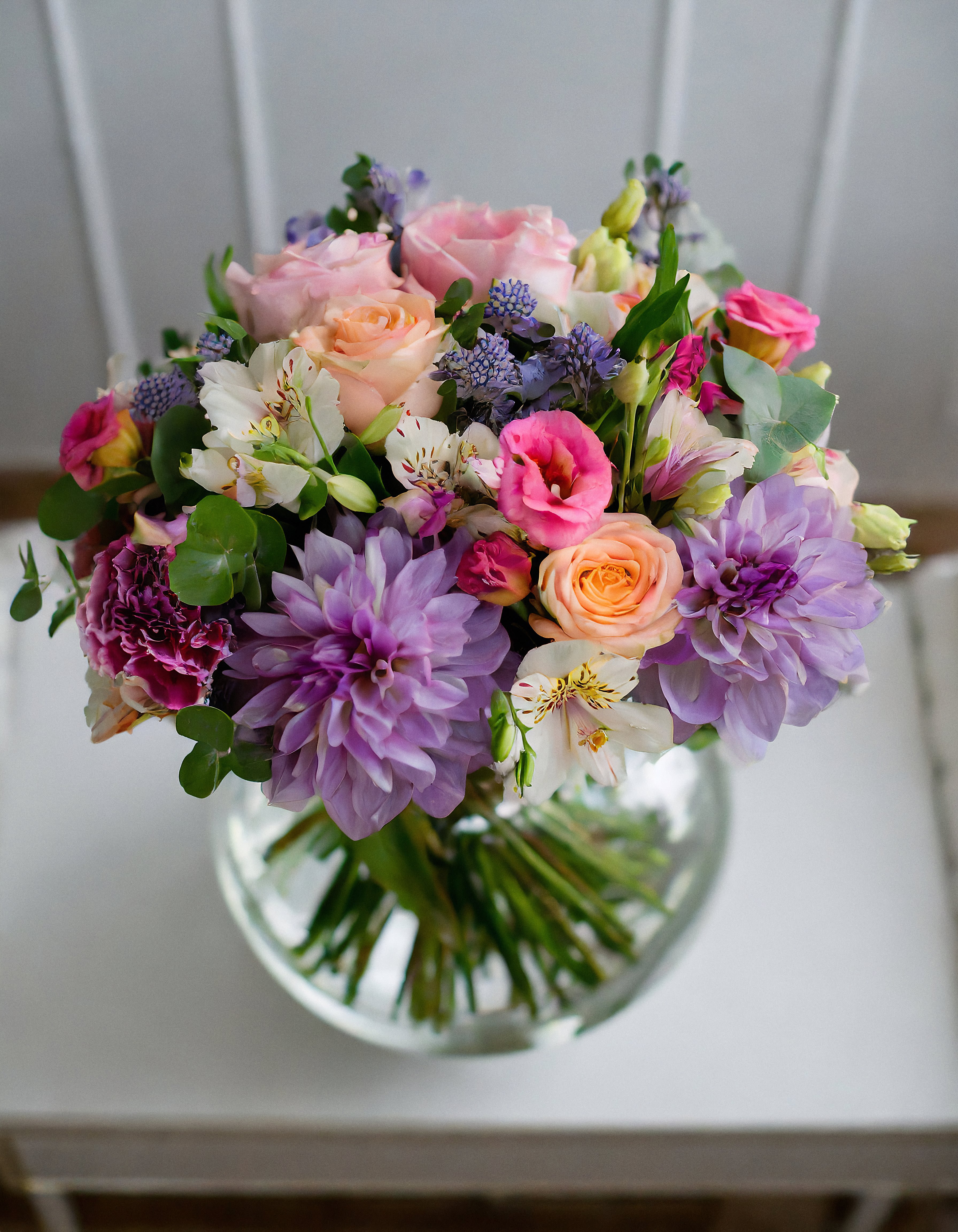 Sweetheart Moment Sweetheart Moment - Lavender shades paired with light spray roses and dahlias create a harmonious and elegant combination. ALL IMAGES PROVIDED AT STANDARD PRICE Photos and visual presentation of the products represent an overall style, look and feel, which we may not be able to identically replicate in some instances Recommended for: Love and Romance, I Love You Flowers, Anniversary, Proposal, Romantic Gift, Birthday, Get Well Soon, Celebrations, Best Wishes, Thank You, Congratulations, Just Because, New Baby, Everyday, Sympathy