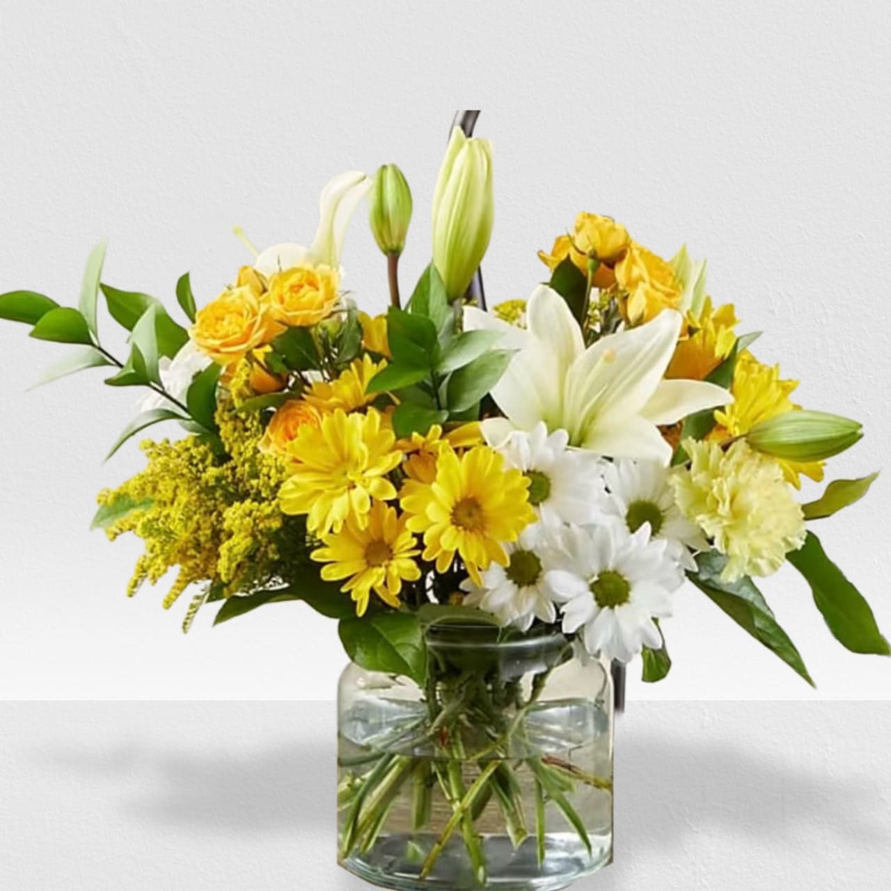 Lemonade Bouquet - Bright and fresh arrangement to gift for any occasion! It brightens up any room. Two different sizes as shown in pictures.