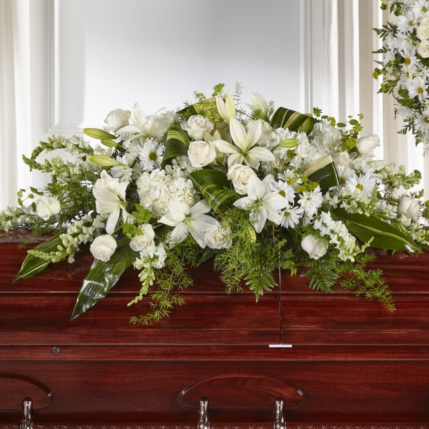 TLSP Abundance Casket Spray  - Assorted flowers