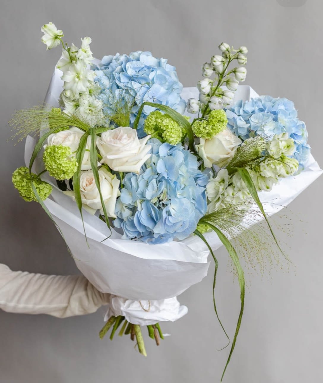№ 500 - Blue and white bouquet 