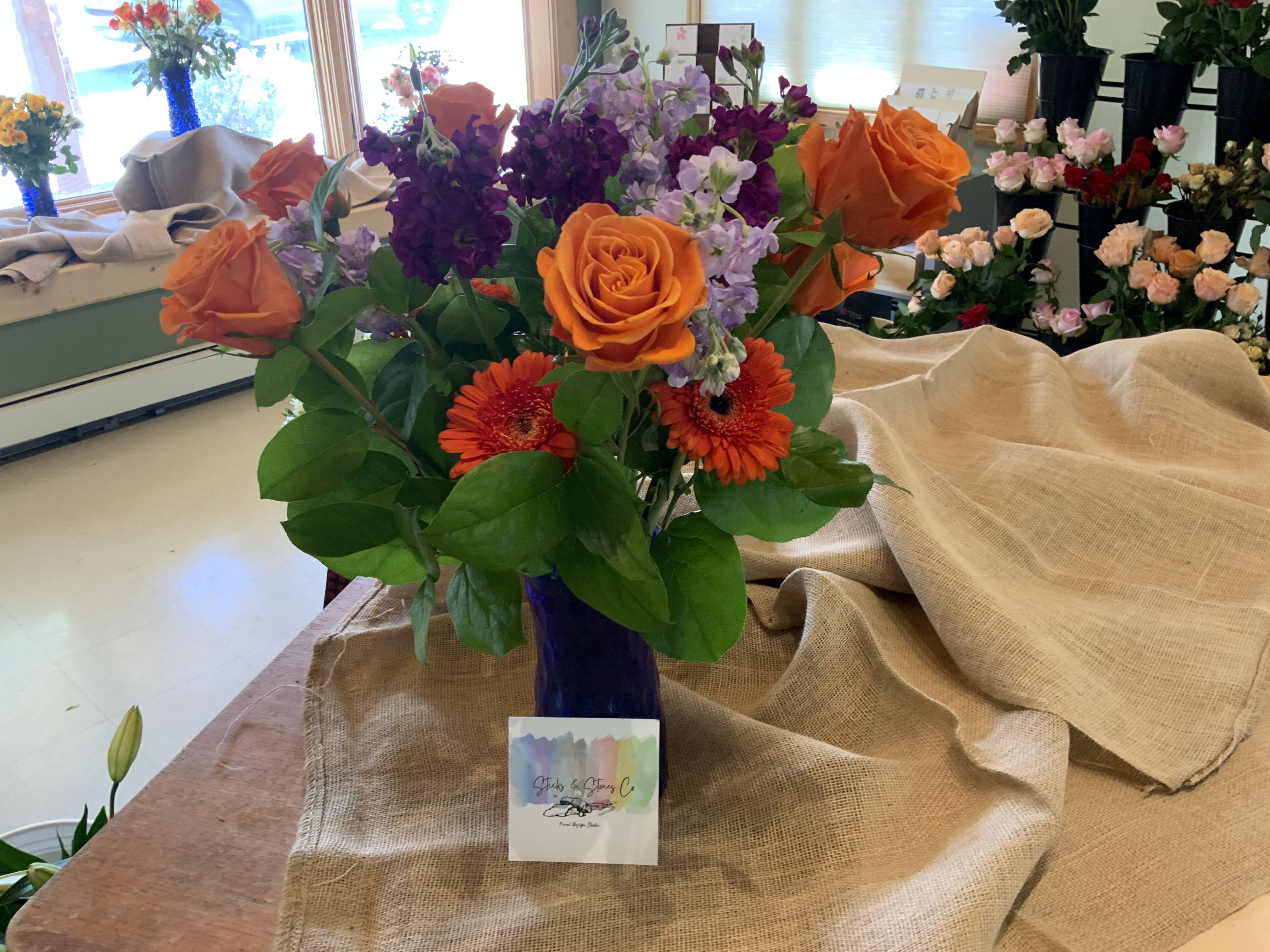 Seasonal Vase Arrangement  - Custom seasonal arrangement with dynamic accents. We will make it easy to bring some fresh vibe to everyday events or simply to enjoy at home. Let us know what you are thinking, we’ve got you covered! 