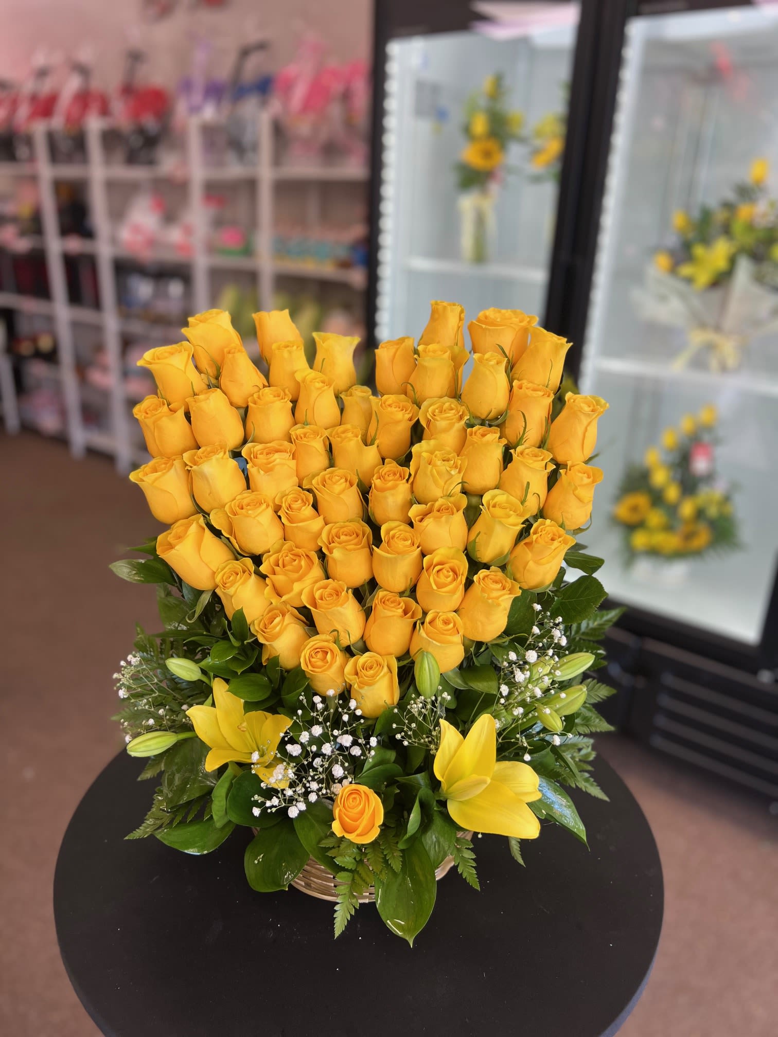 Yellow Heart  - Our beautiful  heart with yellow roses 