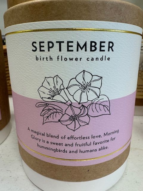 Birthday Month Candles - Make your gift extra special by adding on a Birthday candle to your order!  This 100% soy wax candle is in a reusable rocks glass, making it a two-in-one gift.  **Ad on gifts can only be delivered with floral purchases**  *pick up available*
