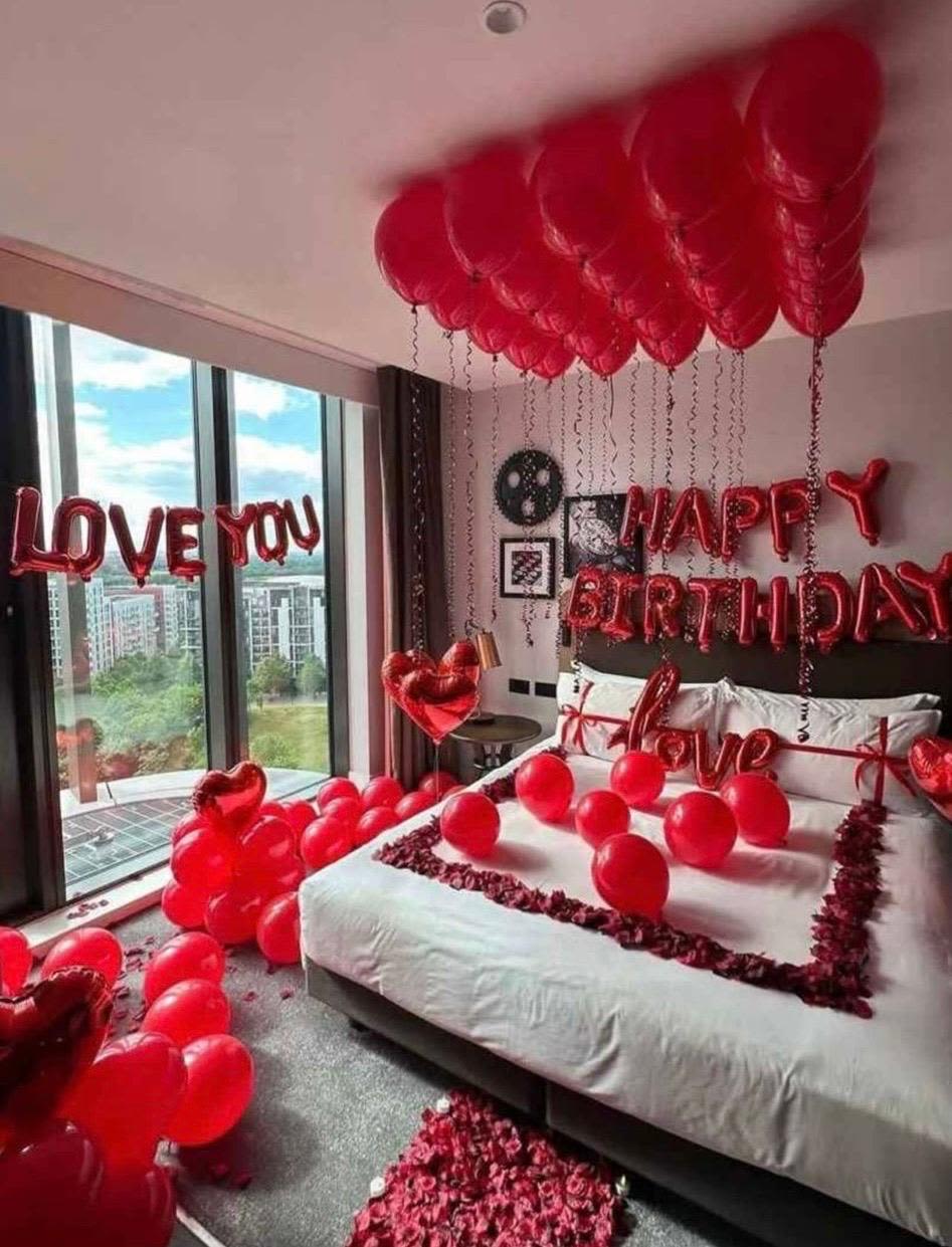 Habitacion HBD romantica - Habitacion HBD romantica decoracion.