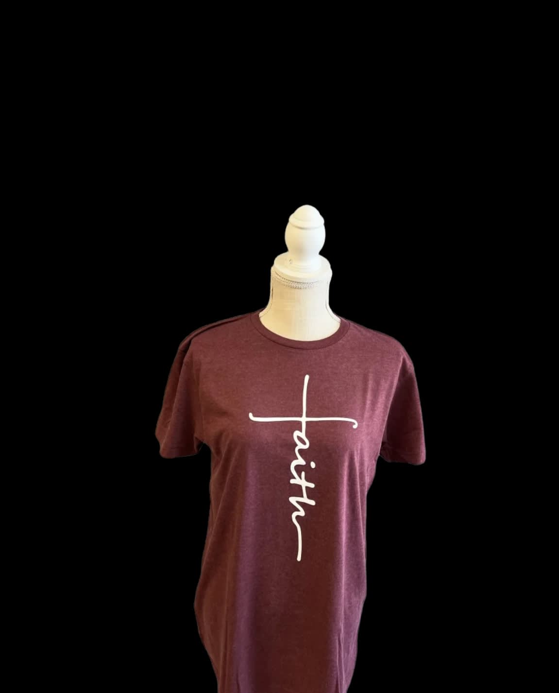 Faith # T-shirt (Large) - Faith T-shirt, please let us know in the instruction box what size you like meduim or large