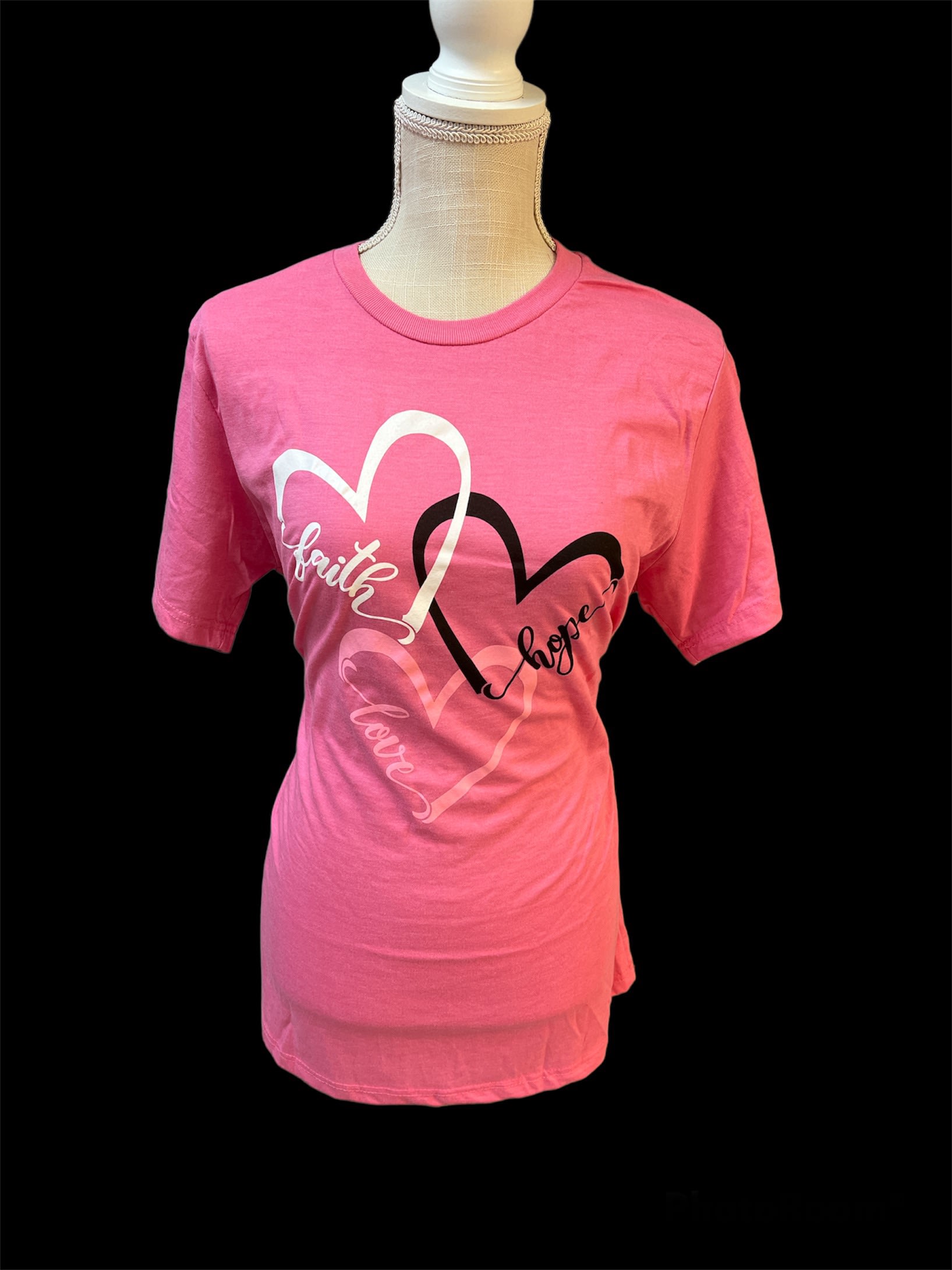 Hearts T shirt Large - .