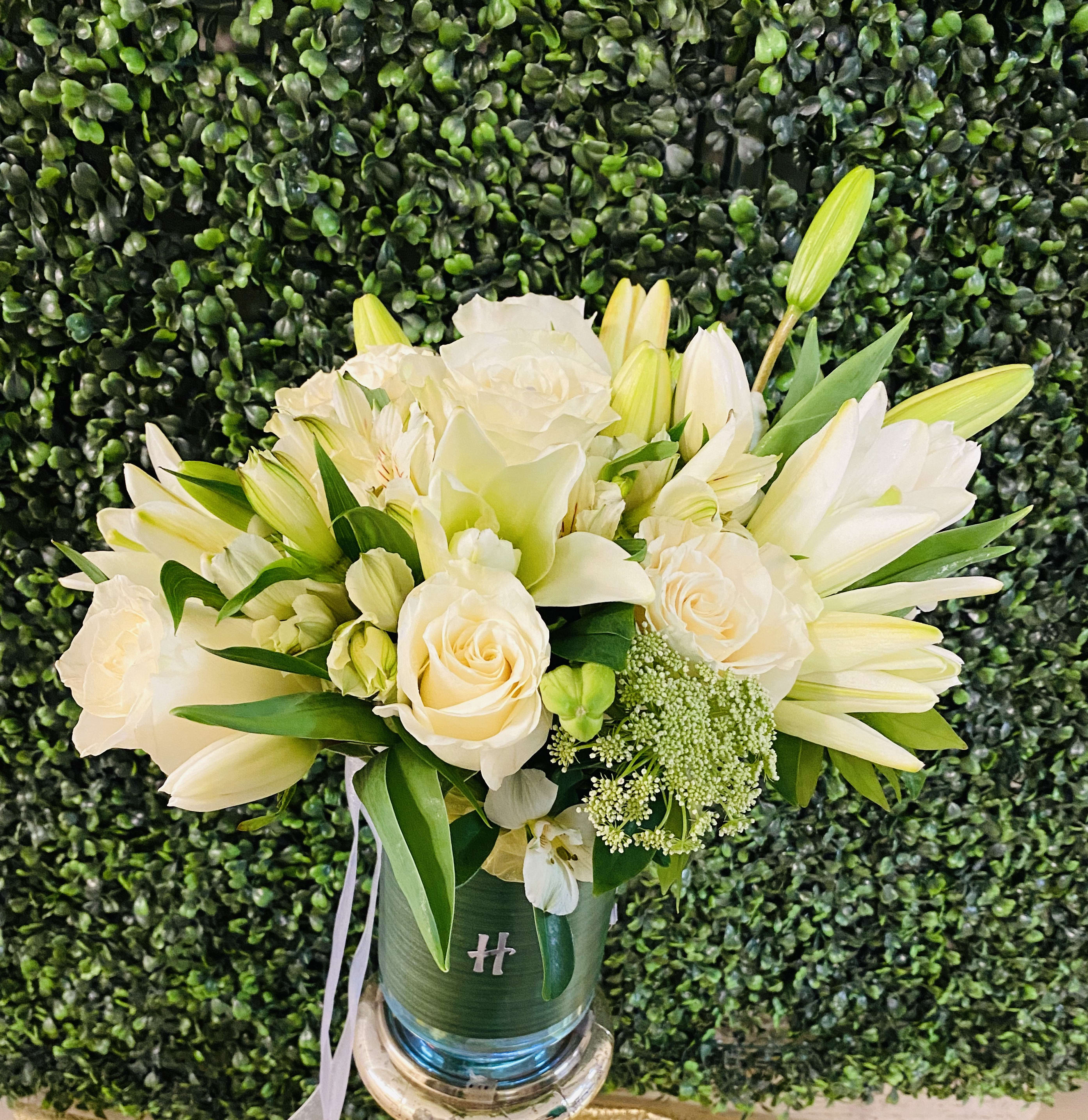 Lily Bouquet  - The long-lasting Lily Bouquet is the perfect gift for the person who adores lilium flowers and the fragrance they produce. Great gift for any occasion. 