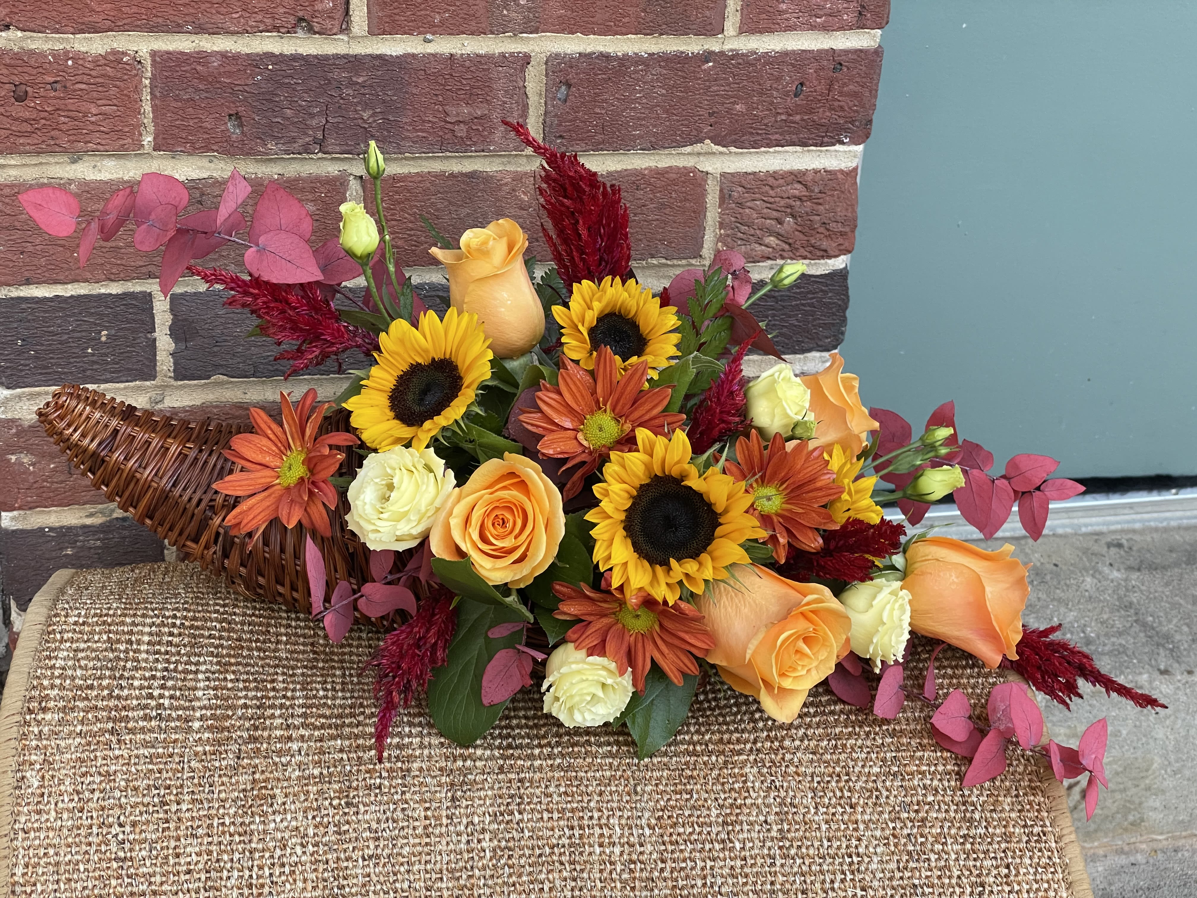 Fall Perfection - A gorgeous combination of fall toned flowers to bring joy on any occasion. 