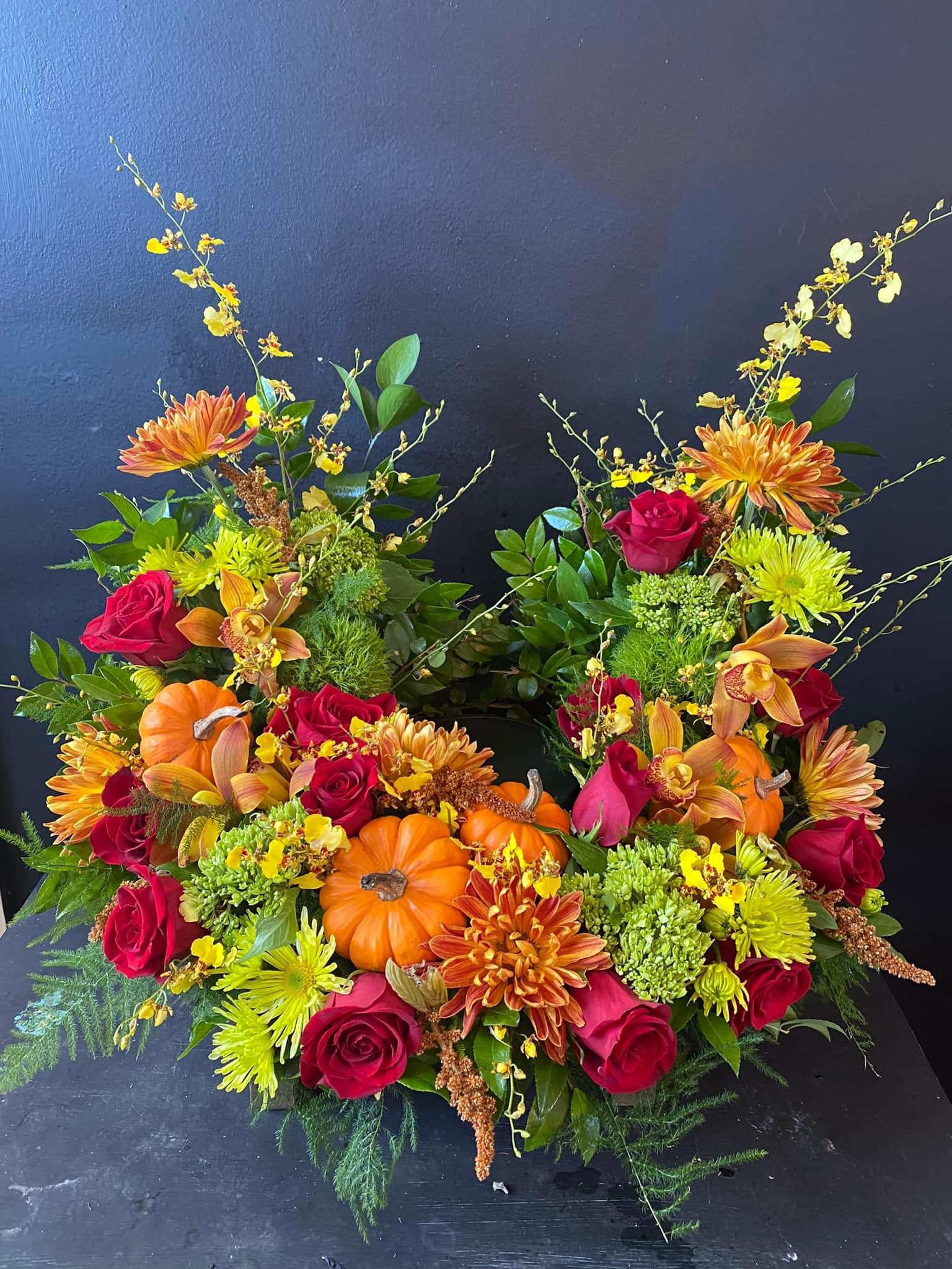 Masculine colors for an Urn - Designed for an urn