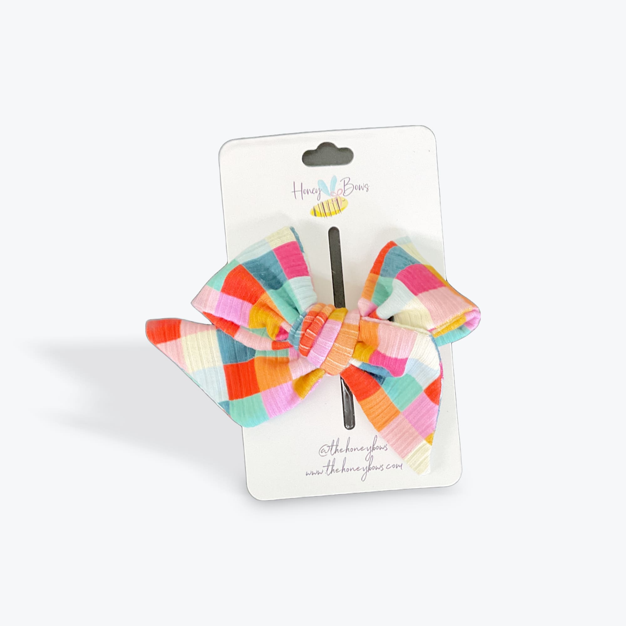 Block Bow Block Bow - A block designed bow from The Honeybow Collection.