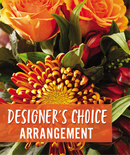 Best of the Fall Season Designer's Choice - Let our amazing design team create a custom vase arrangement with the best autumn flowers that are sure to impress. 