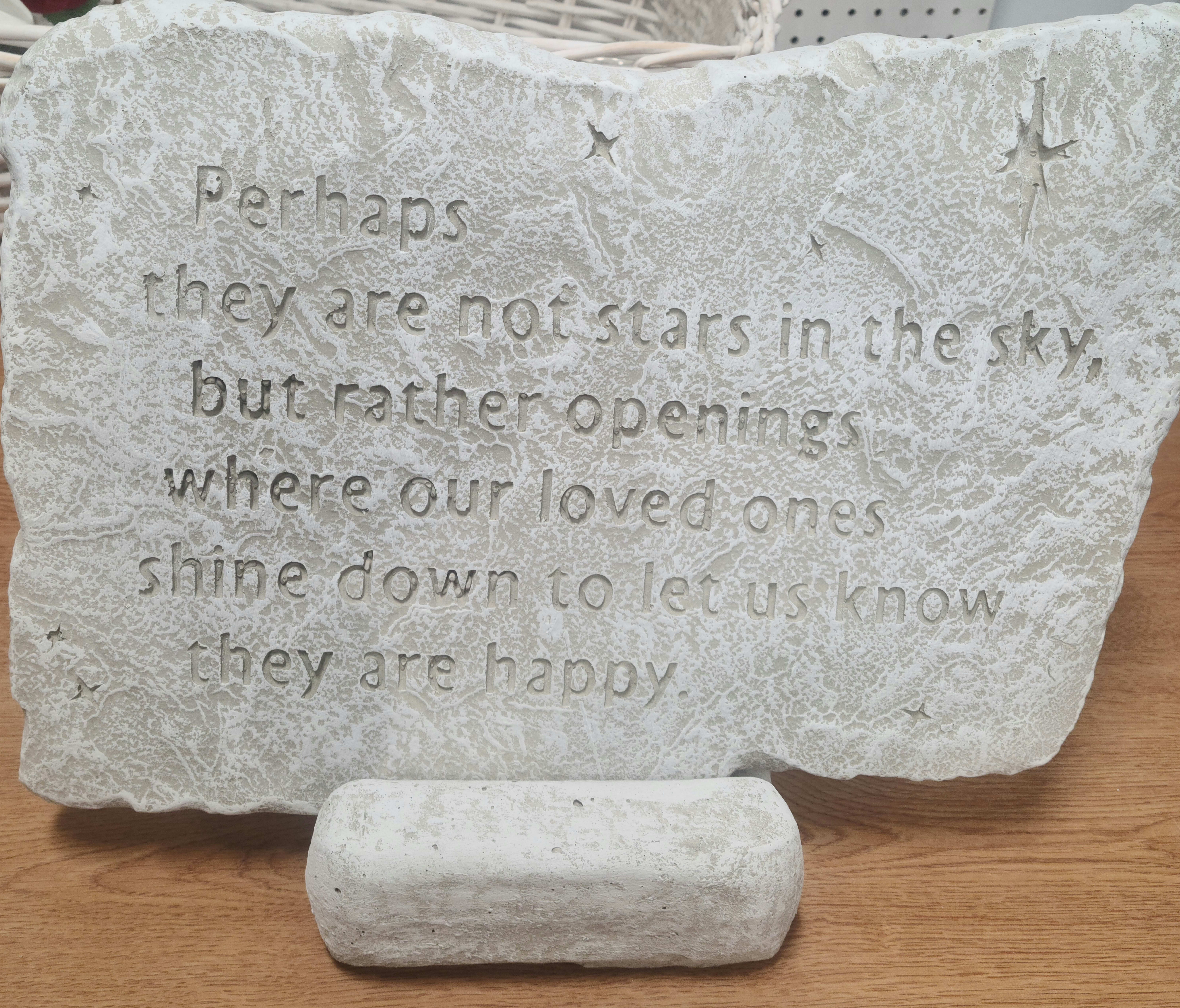Perhaps Memory Stone Large - This stone provides a comforting thought