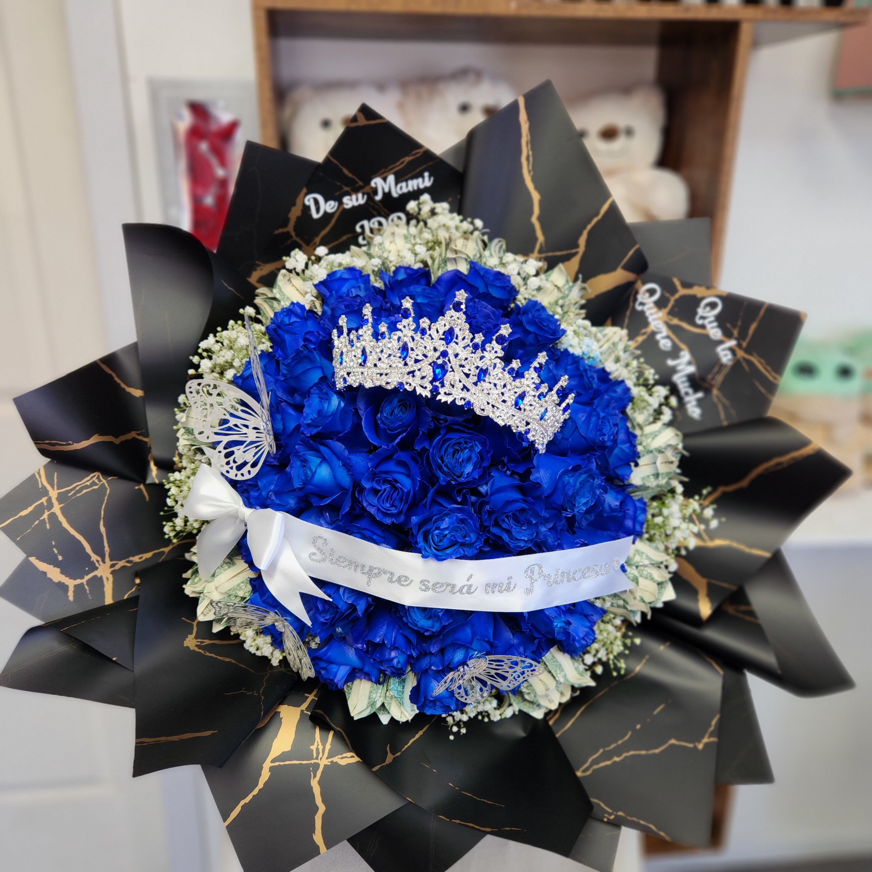 50 rosas azules - Todas las fotografias son creaciones nuestras Color especial