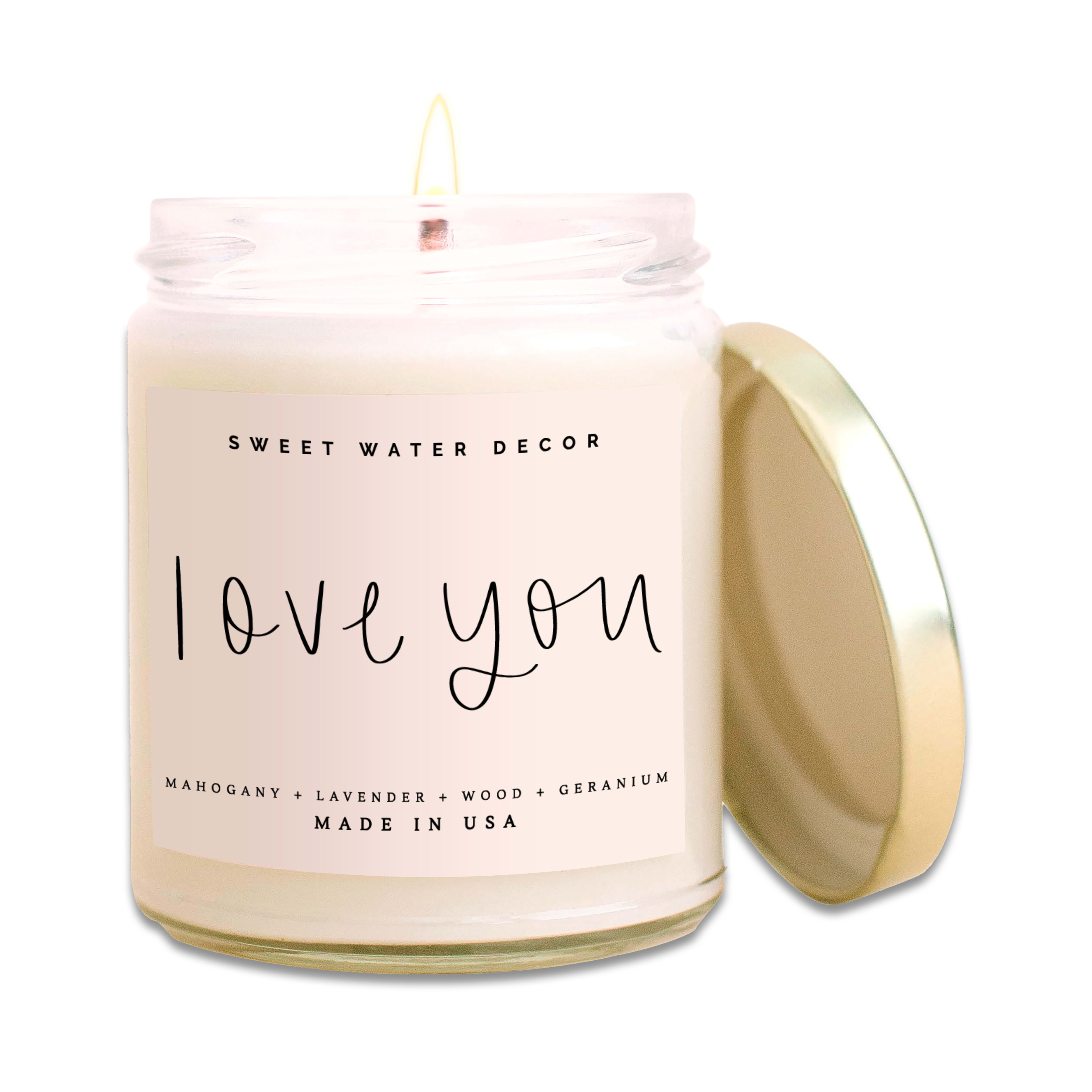 Love You 9oz Candle  Love You 9oz Candle  - Love You 9oz Candle