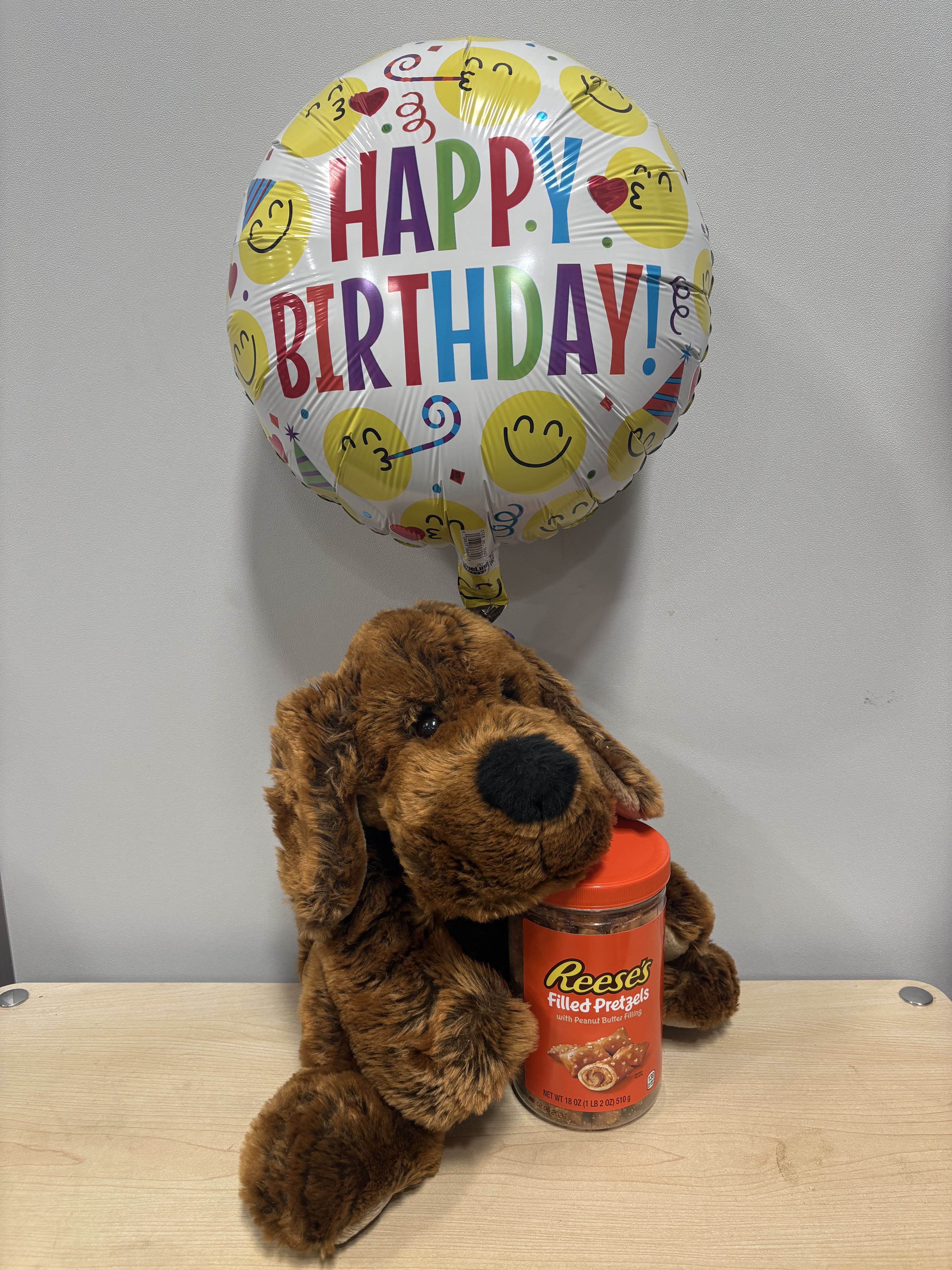 Birthday Puppy &amp; Reese’s Pretzels  - As shown 