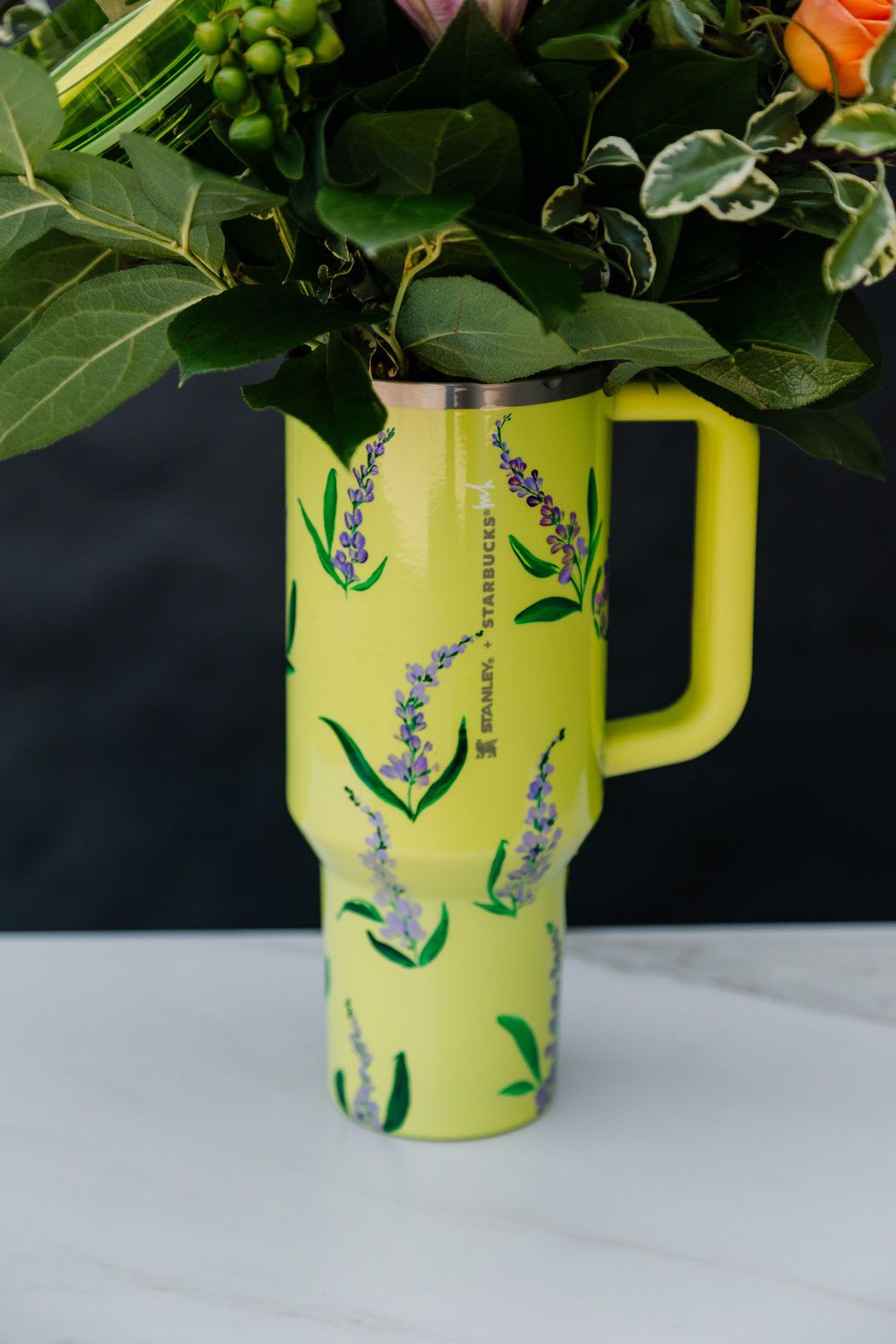 Meadow Zing (Tumbler Only) SALE! 40%off Meadow Zing (Tumbler Only) SALE! 40%off - Order Now! Each tumbler is a one-of-a-kind, hand-painted piece sealed with a clear gloss powder coat—dishwasher safe, chip-resistant, and made to last; by artist Melanie Haggard @meligrafi. Want the tumbler with flowers? Just click the “Occasions” tab at the top of the page and scroll to Summer.