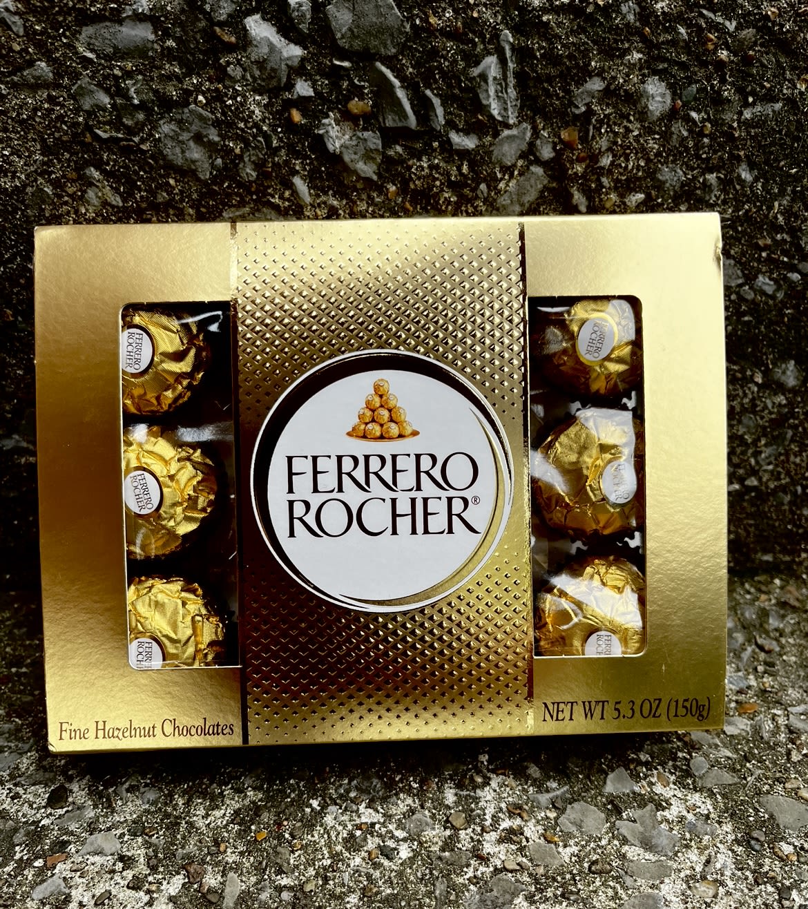 Ferrero Rocher Ferrero Rocher - Get one of our yummy box of chocolates!! Wonderful gift for chocolate lovers out there.