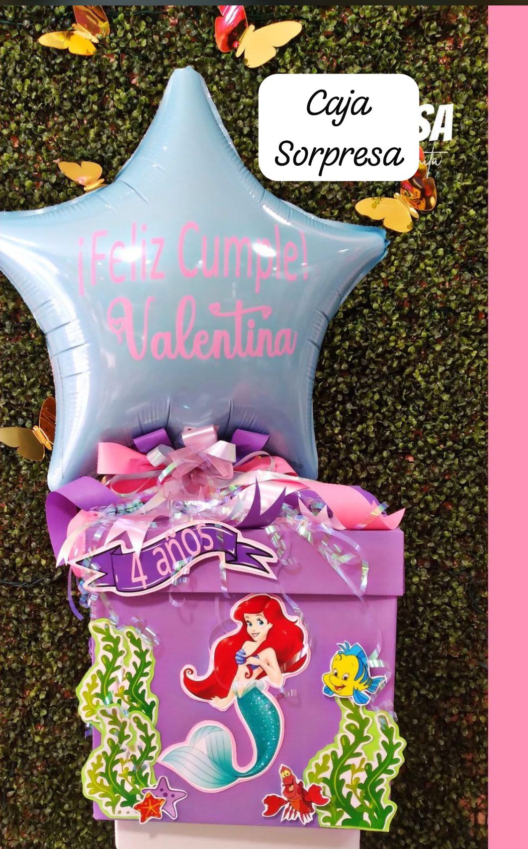 caja sirena - sirena ariel caja misteriosa