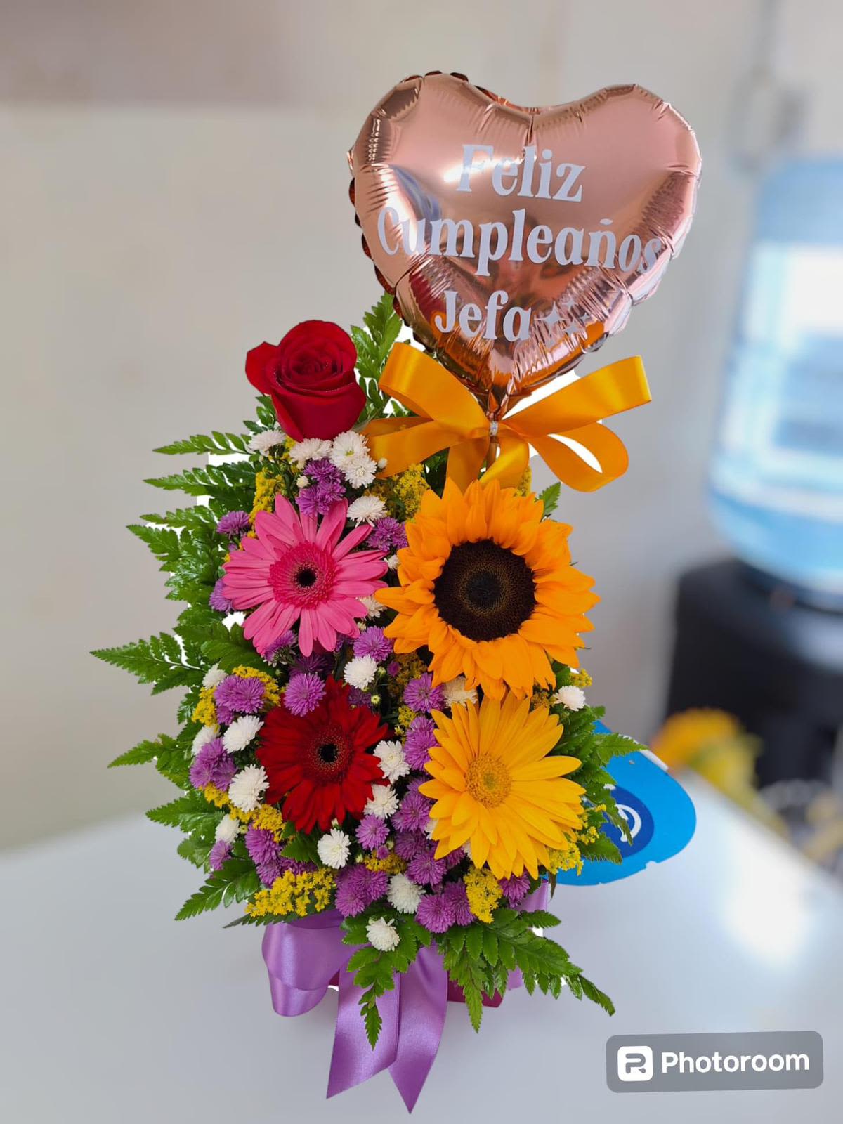 detalle JEFA - detalle para tu ser querido elaborado con globos