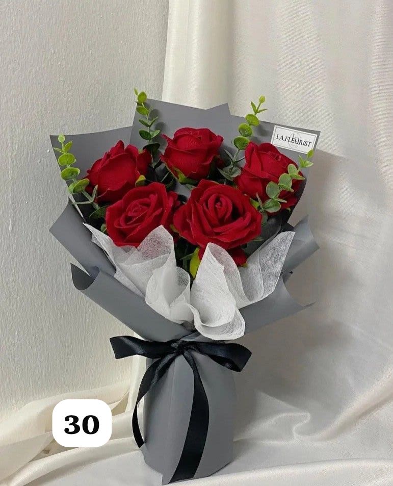 mini ramo - mini ramo de 5 rosas