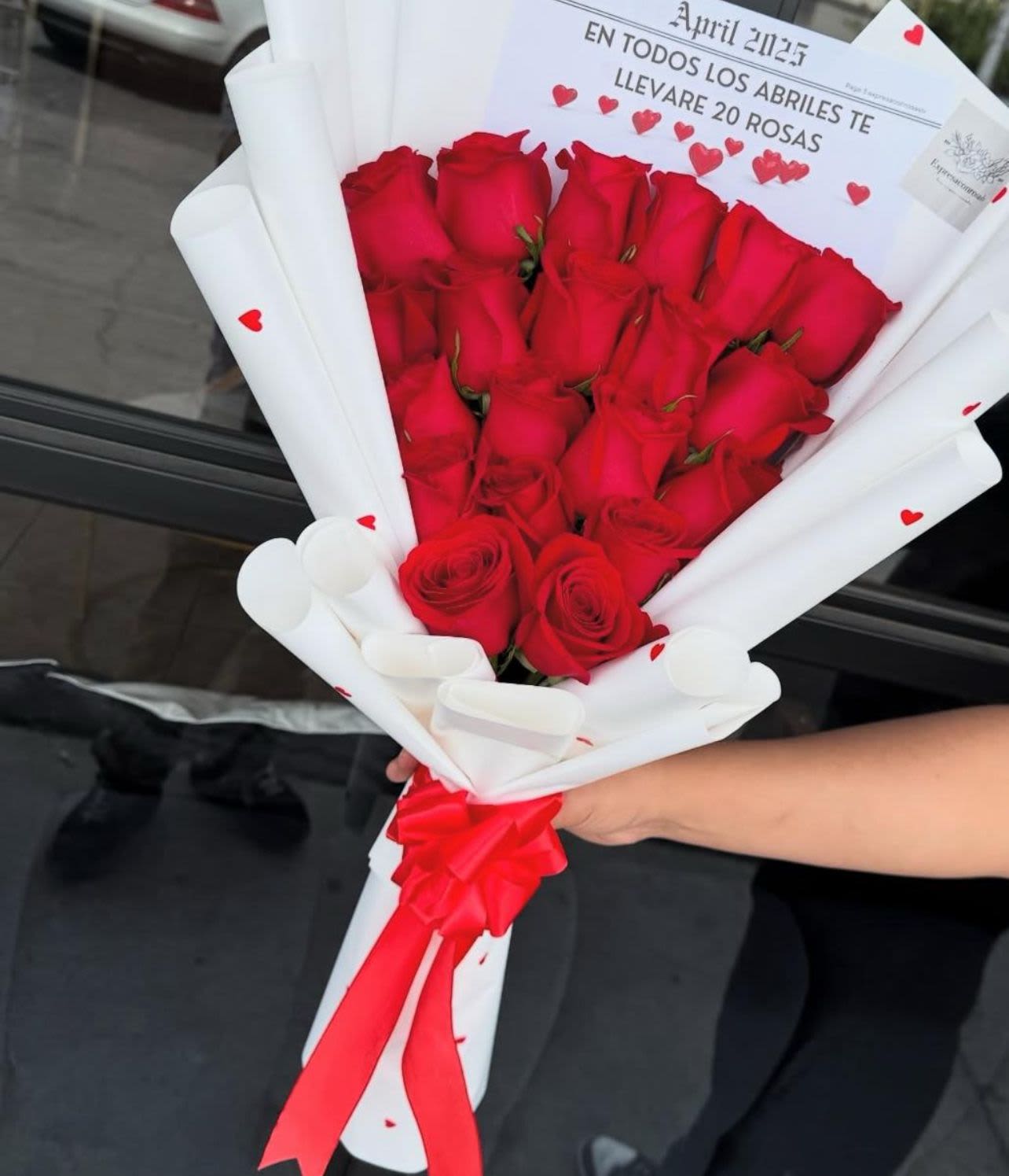 mini red rose - ramo de 20 rosas rojas 